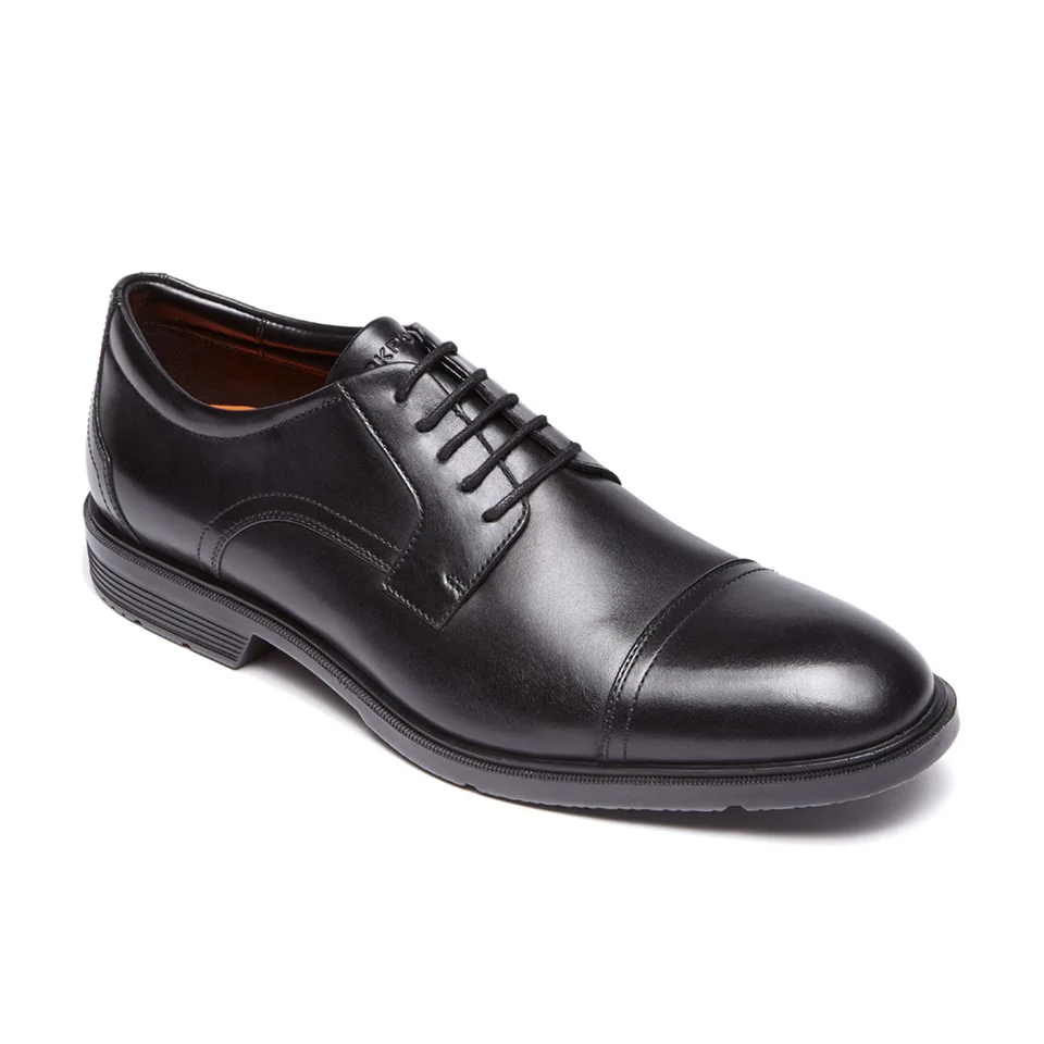 Rockport Men's City Smart Cap Toe Brogues - Black - UK 9 - Black Rockport Men's City Smart Cap Toe Brogues - Black - UK 9 - Black