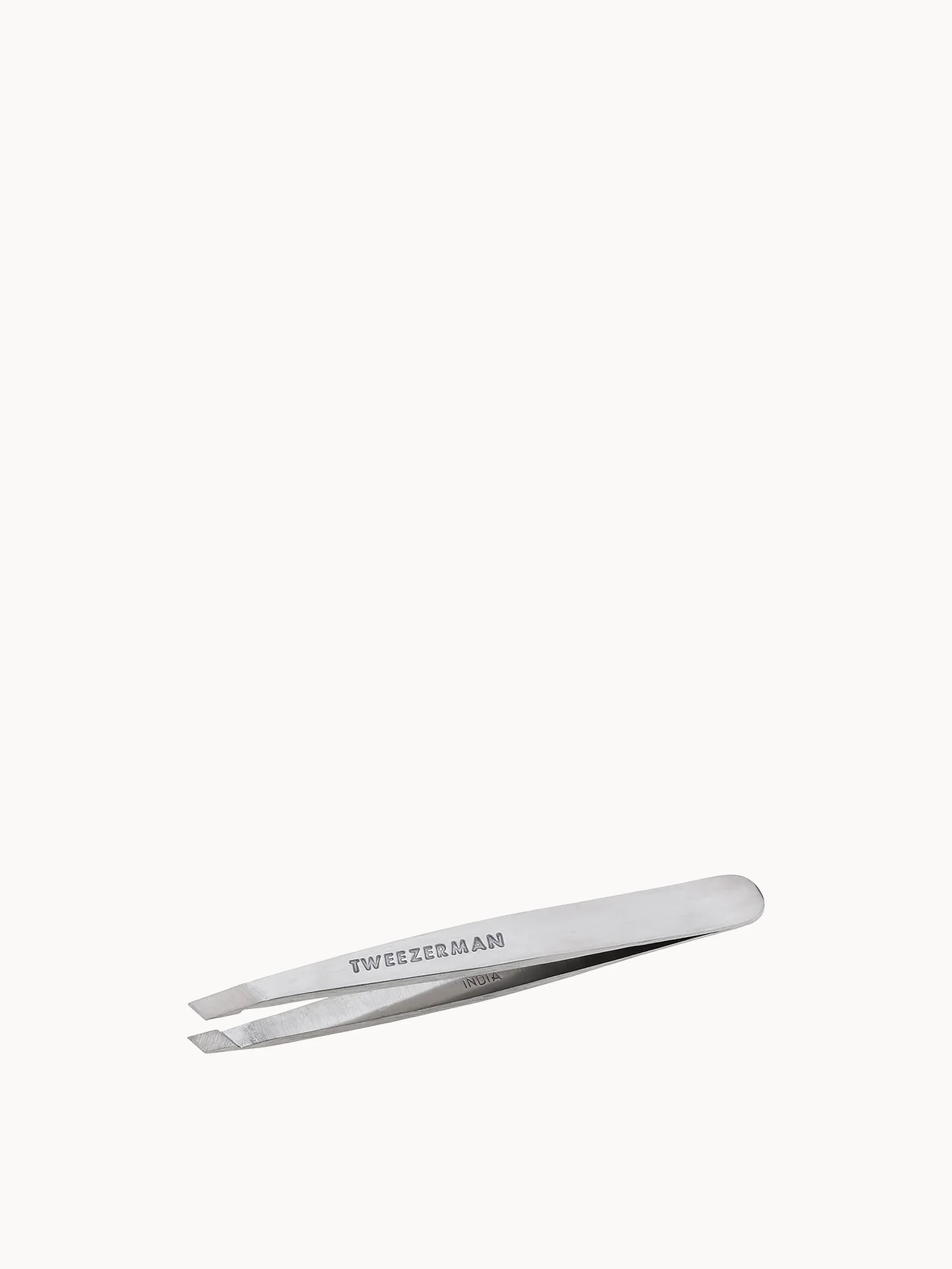 Tweezerman Mini Slant Tweezer - Classic Stainless