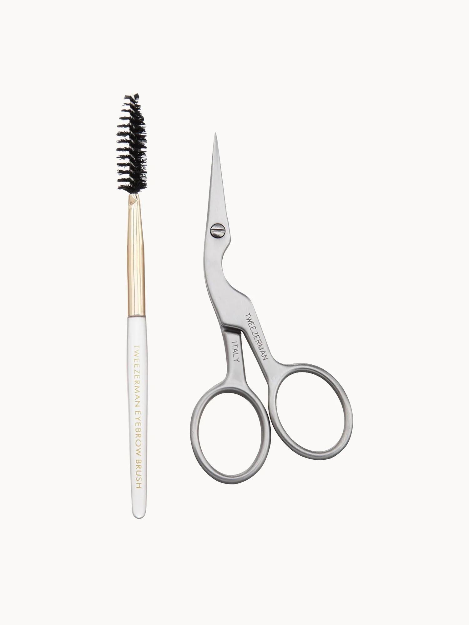 Tweezerman Brow Shaping Scissors And Brush