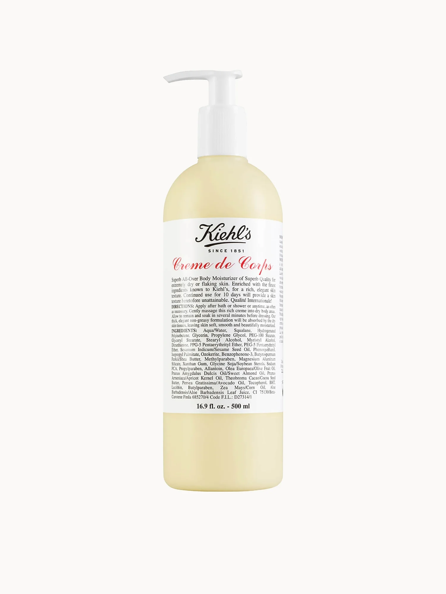 Kiehl's Creme De Corps 500ml - Super Size