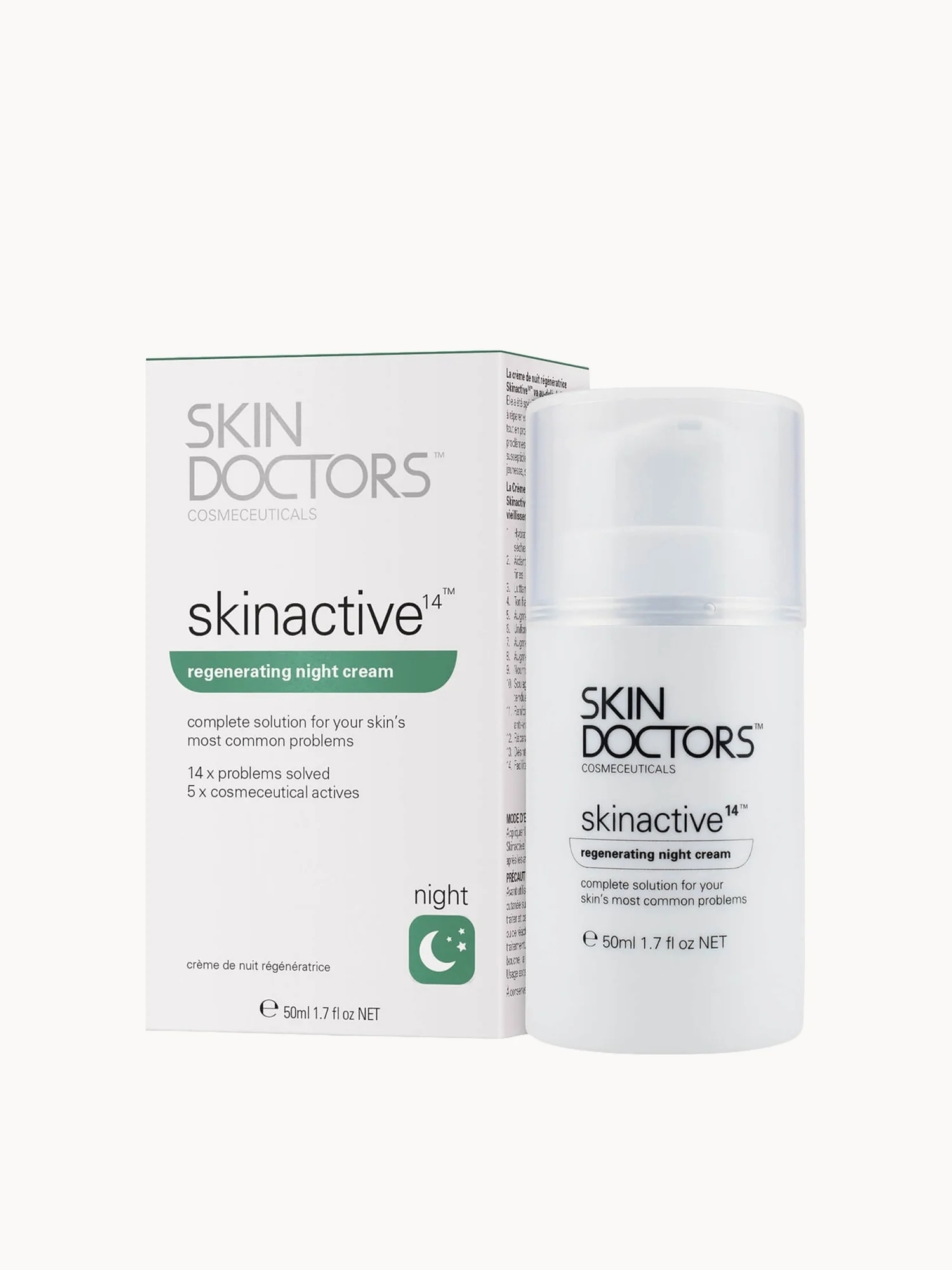 Skin Doctors Skinactive 14 Regenerating Night Cream (50ml)
