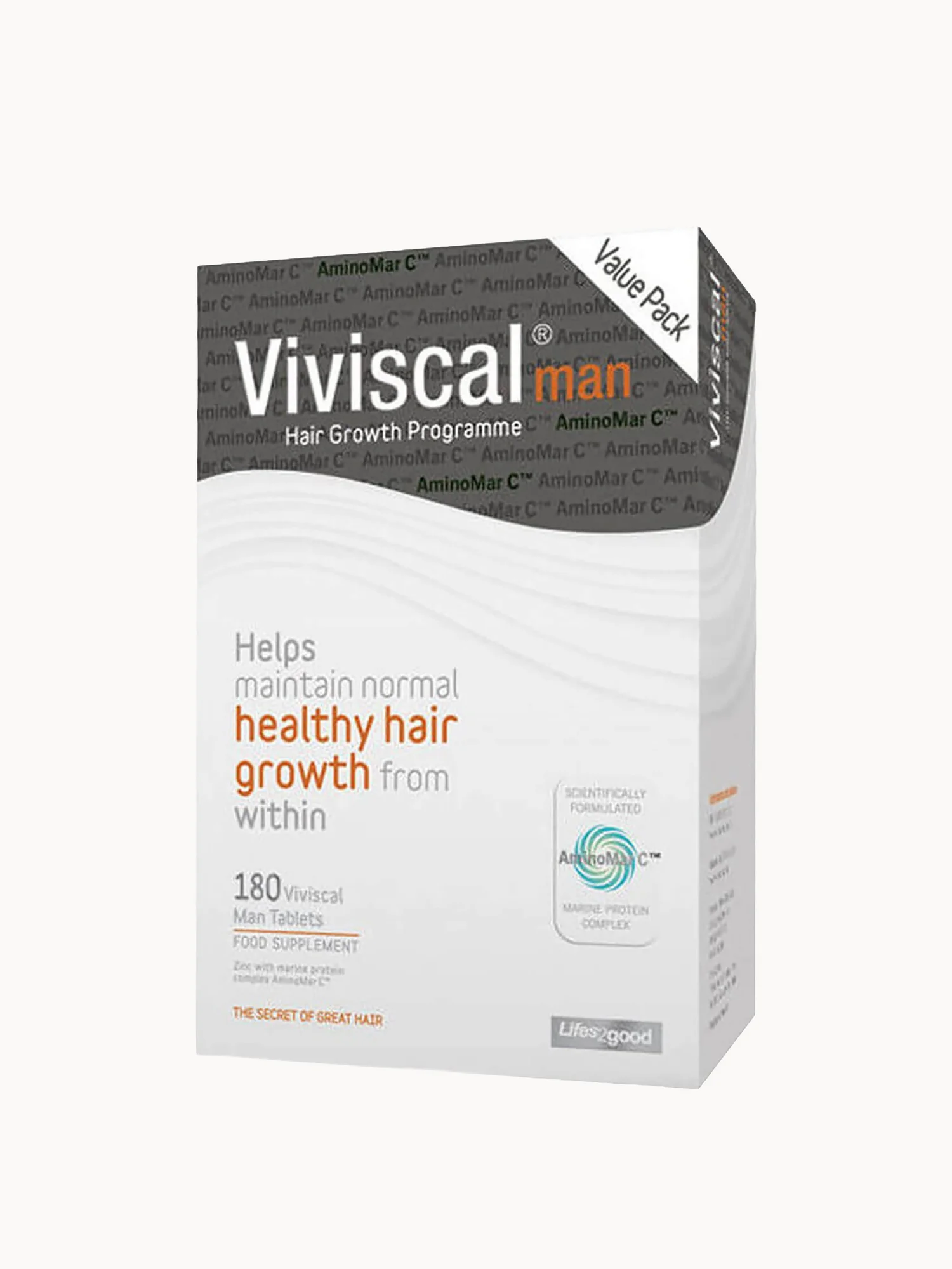 Viviscal Zinc and Flax Seed Hair Supplement Tablets for Men - 180 Tablets (3 Month Supply) 79.79