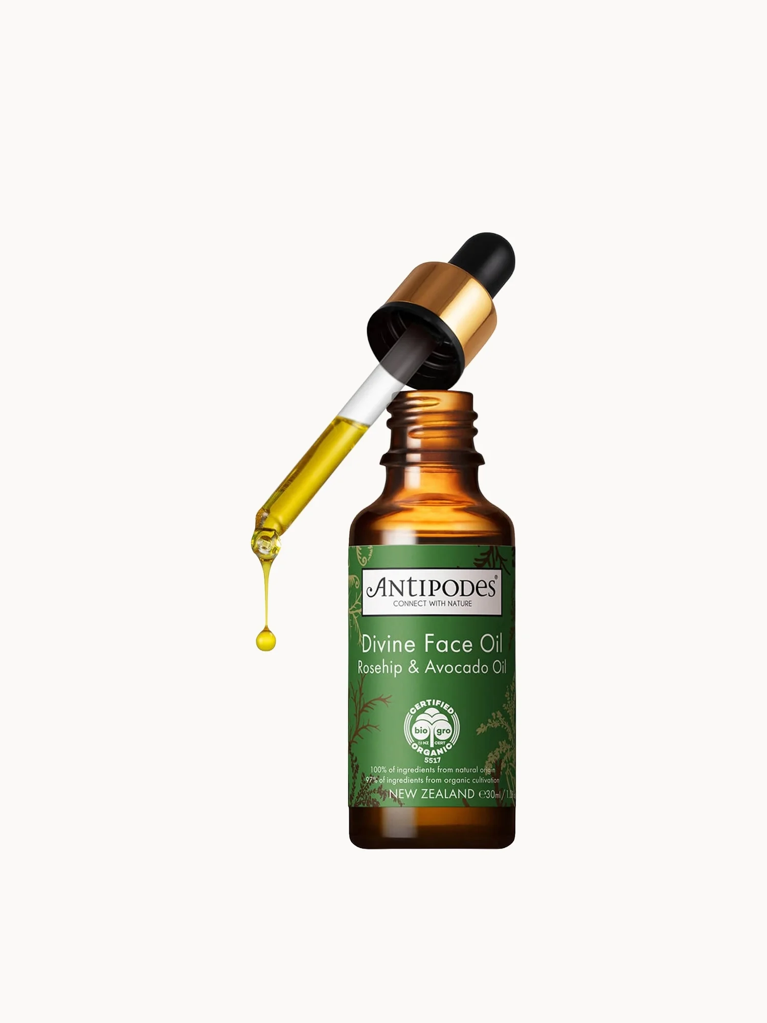Antipodes Divine Face Oil Rosehip and Avocado Oil 30ml