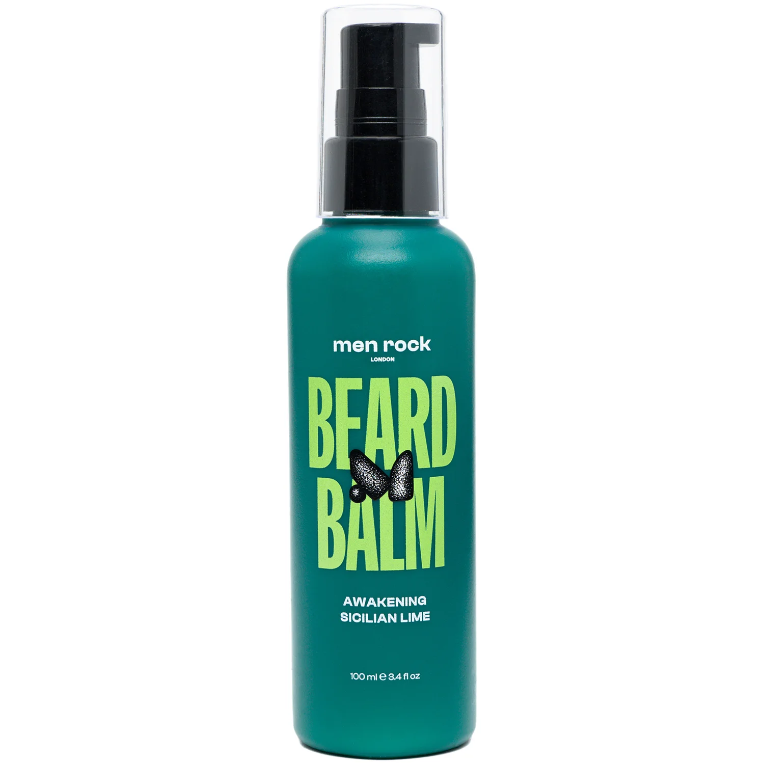 Men Rock Sicilian Lime and Caffeine Awakening Beard Balm