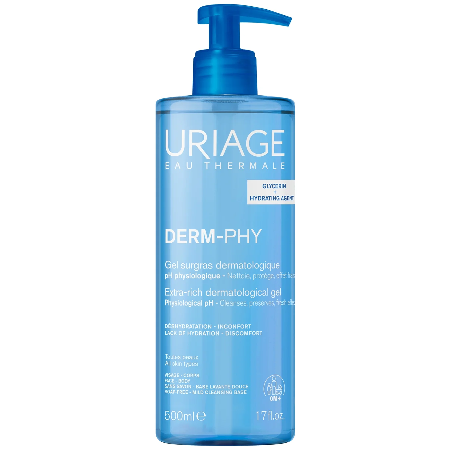 Uriage Surgras Foaming Cleansing Gel (500ml)