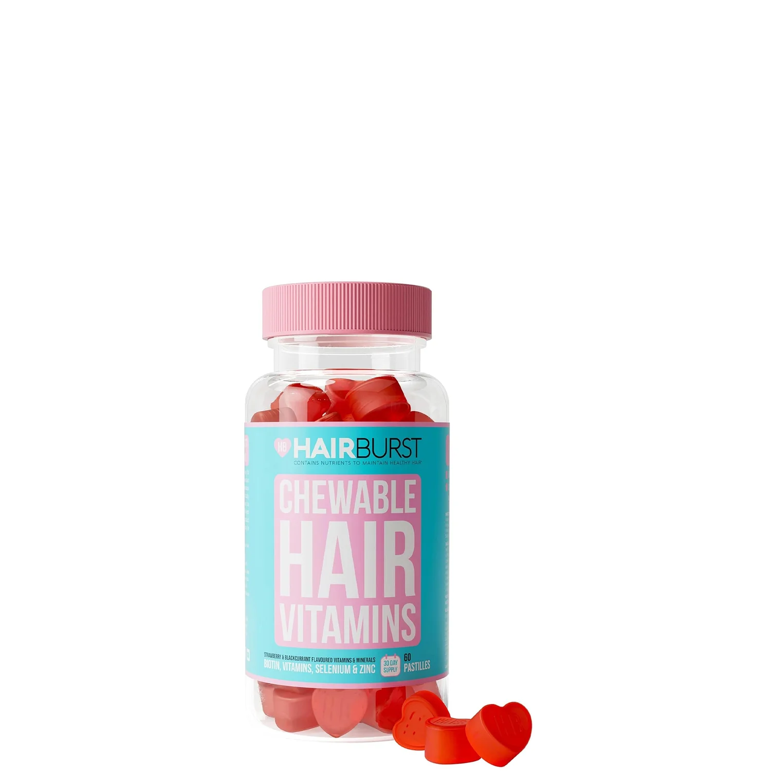 Hairburst Strawberry Chewable Vitamin - 60 capsules
