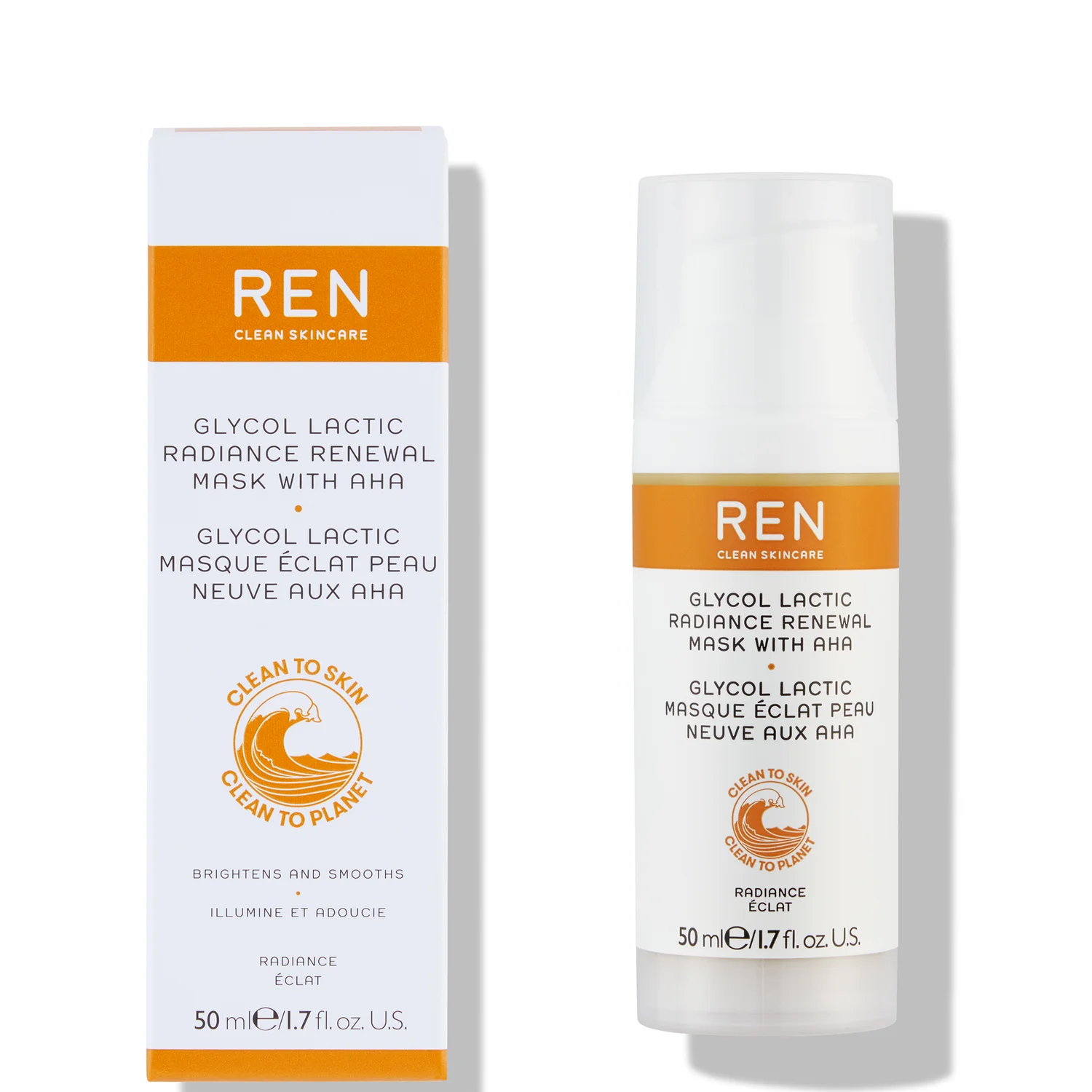 REN Clean Skincare Glycolic Lactic Radiance Renewal Mask - as seen on @layallure's video