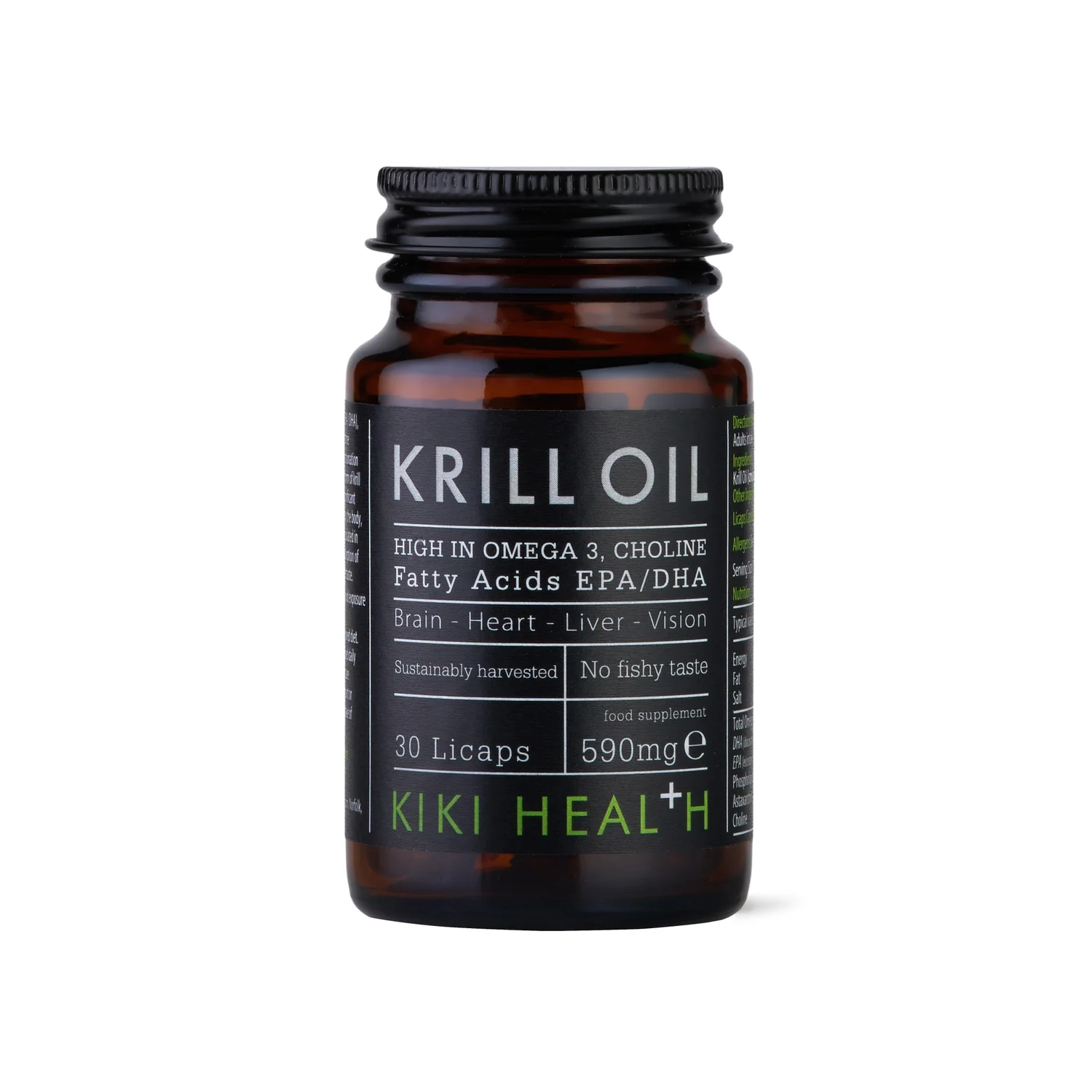 KIKI Health Krill Oil Softgels (30 Capsules)