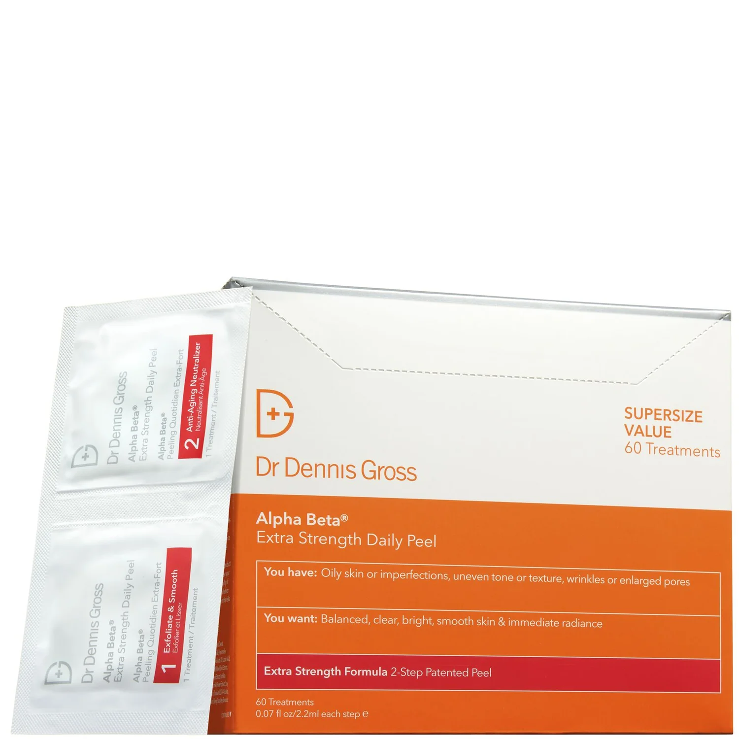 Dr Dennis Gross Skincare Alpha Beta Extra Strength Daily Peel (Pack of 60)
