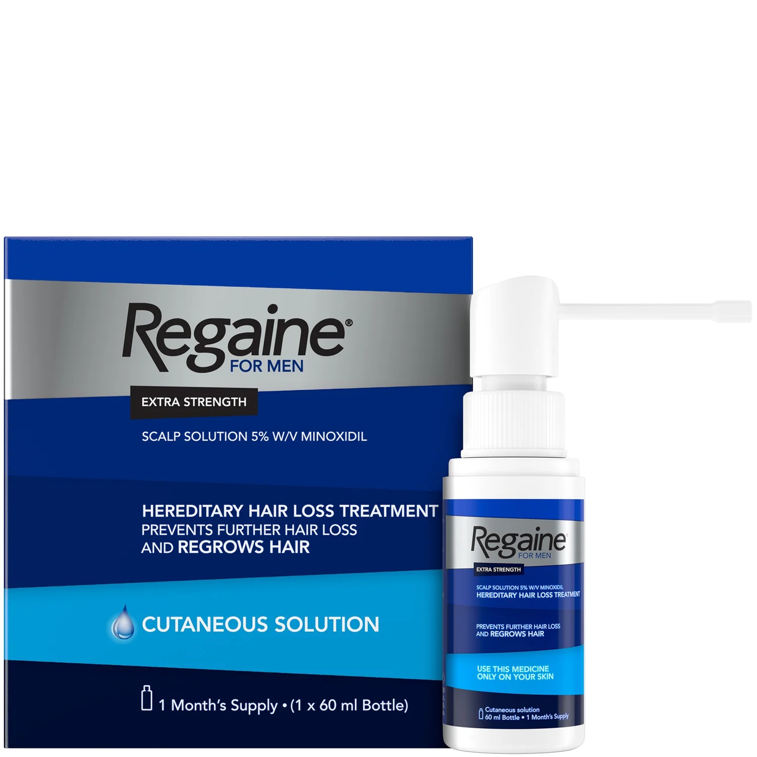 Regaine Men's Extra Strength Hair Loss and Hair Regrowth Solution 60ml