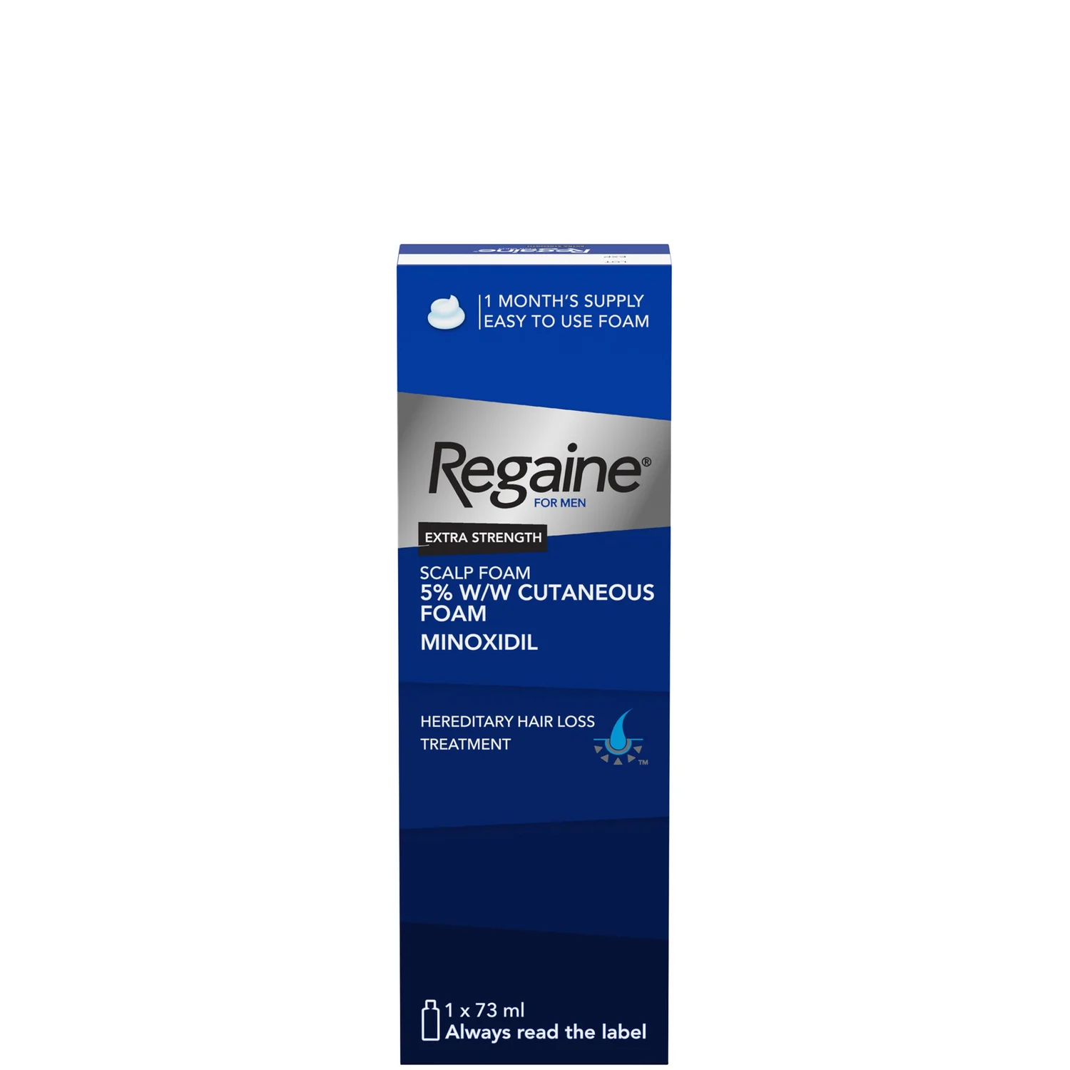Regaine Men's Extra Strength Hair Loss and Hair Regrowth Scalp Foam Treatment 73ml