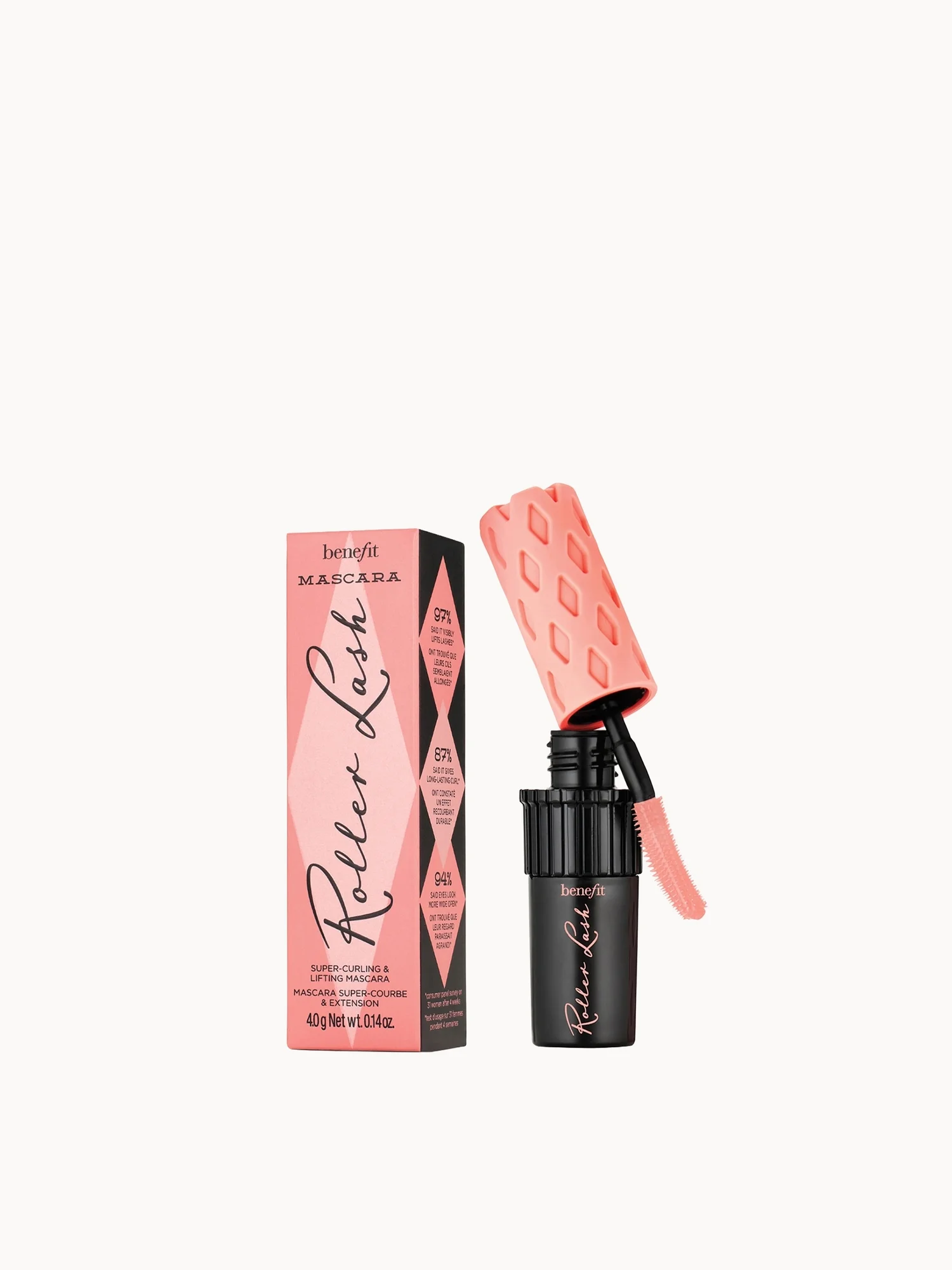 benefit Roller Lash Lifting and Curling Mascara Mini - Black 4g