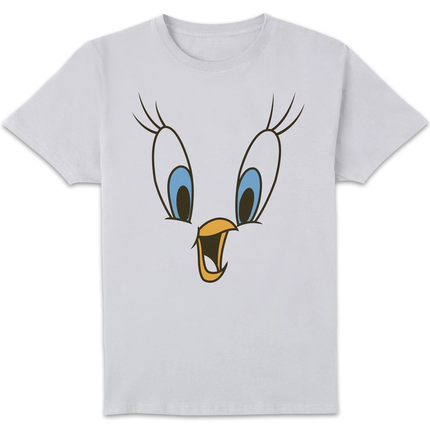 Looney Tunes Tweety Face Men's T-Shirt - White