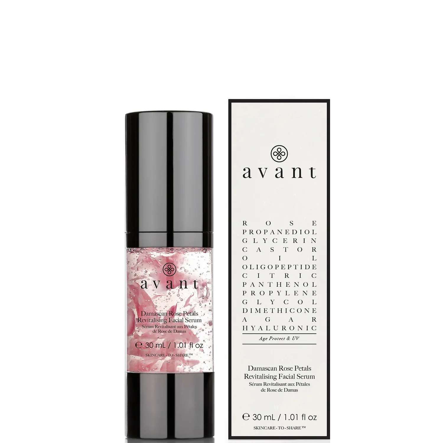 Avant Skincare Damascan Rose Petals Revitalising Facial Serum 30ml