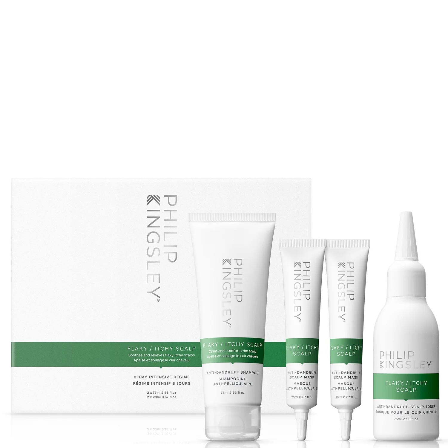Philip Kingsley Flaky/Itchy Scalp 8-Day Kit (Worth £44)