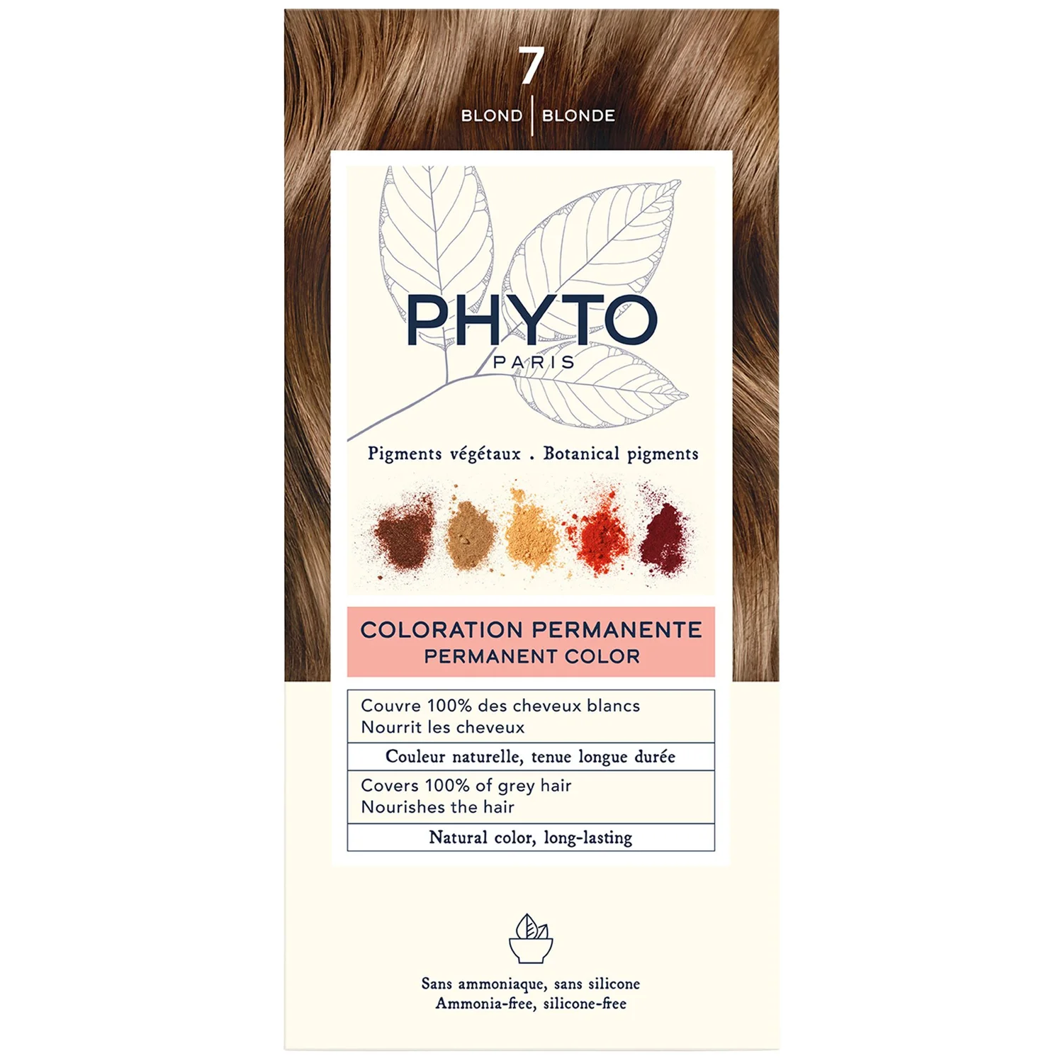 Hair Colour by Phytocolor - 7 Blonde 180g product image