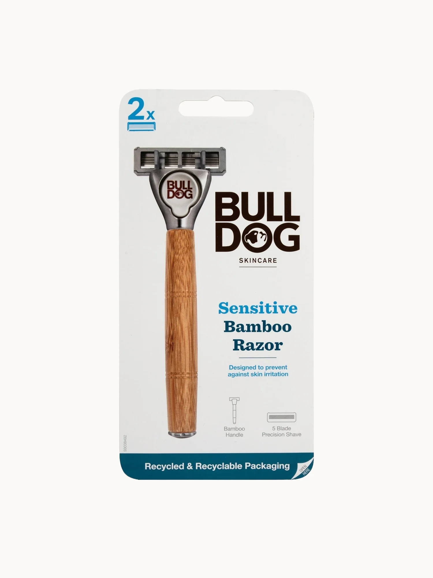 Bulldog Skincare Sensitive Bamboo Razor 66g