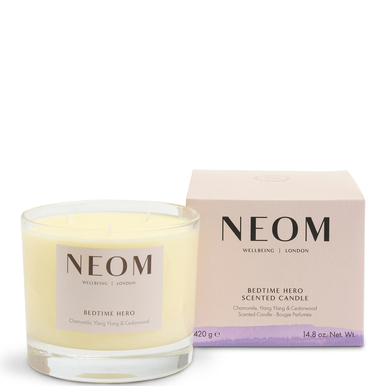NEOM Bedtime Hero Scented Candle 3 Wick