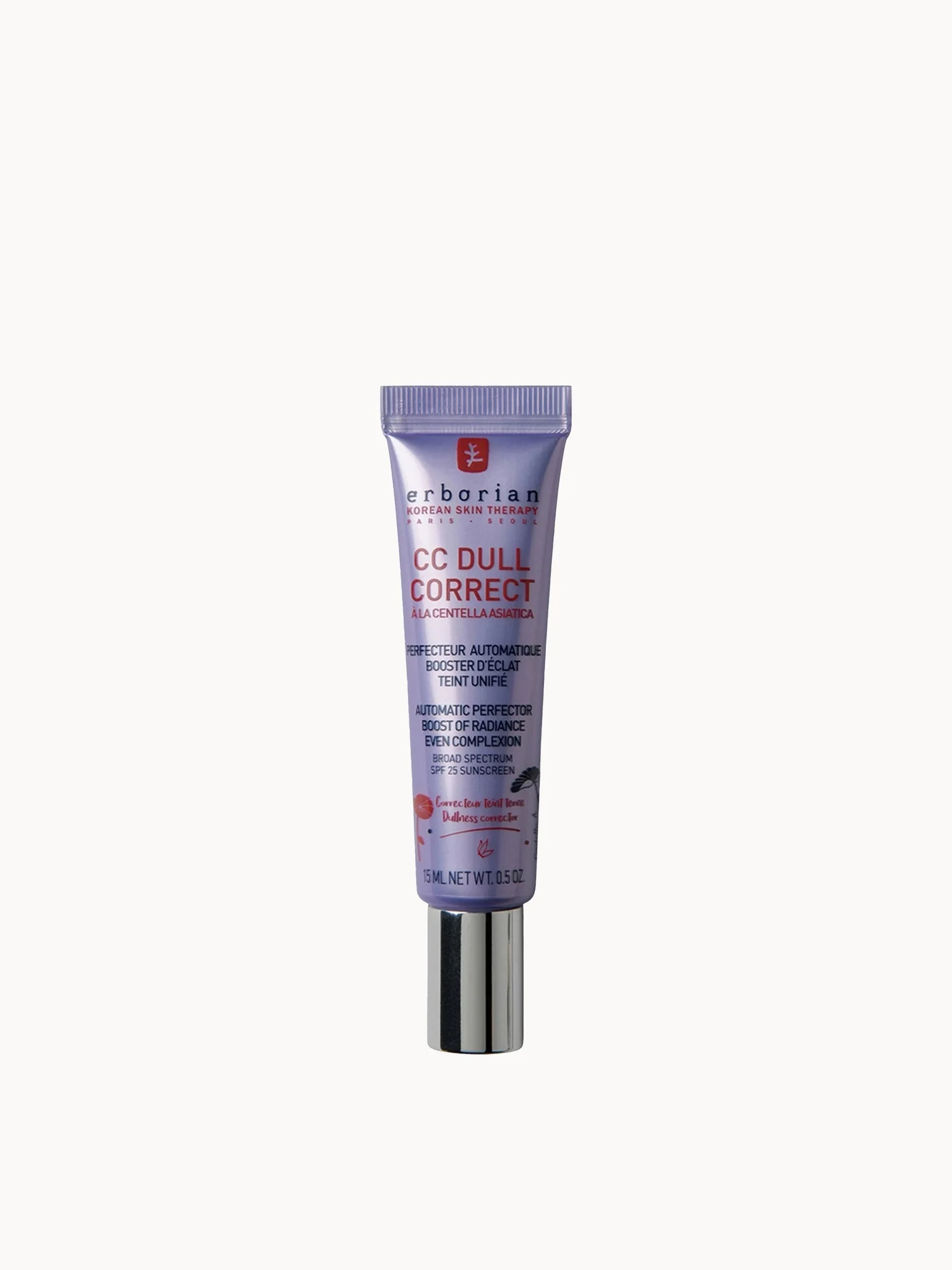 Erborian CC Dull Correct - Colour Correcting Anti-Dull Cream With Brightening Effect SPF25 Travel Size 15ml