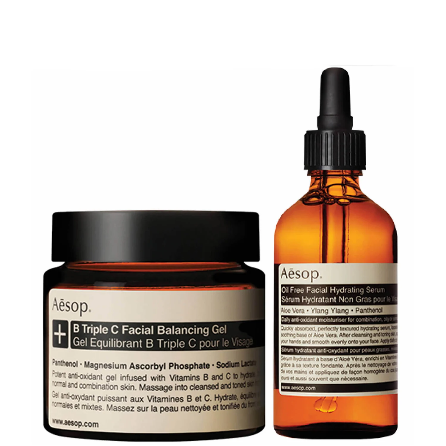 Aesop Lightweight Serum and Facial Balancing Gel Duo (Worth £132.00)