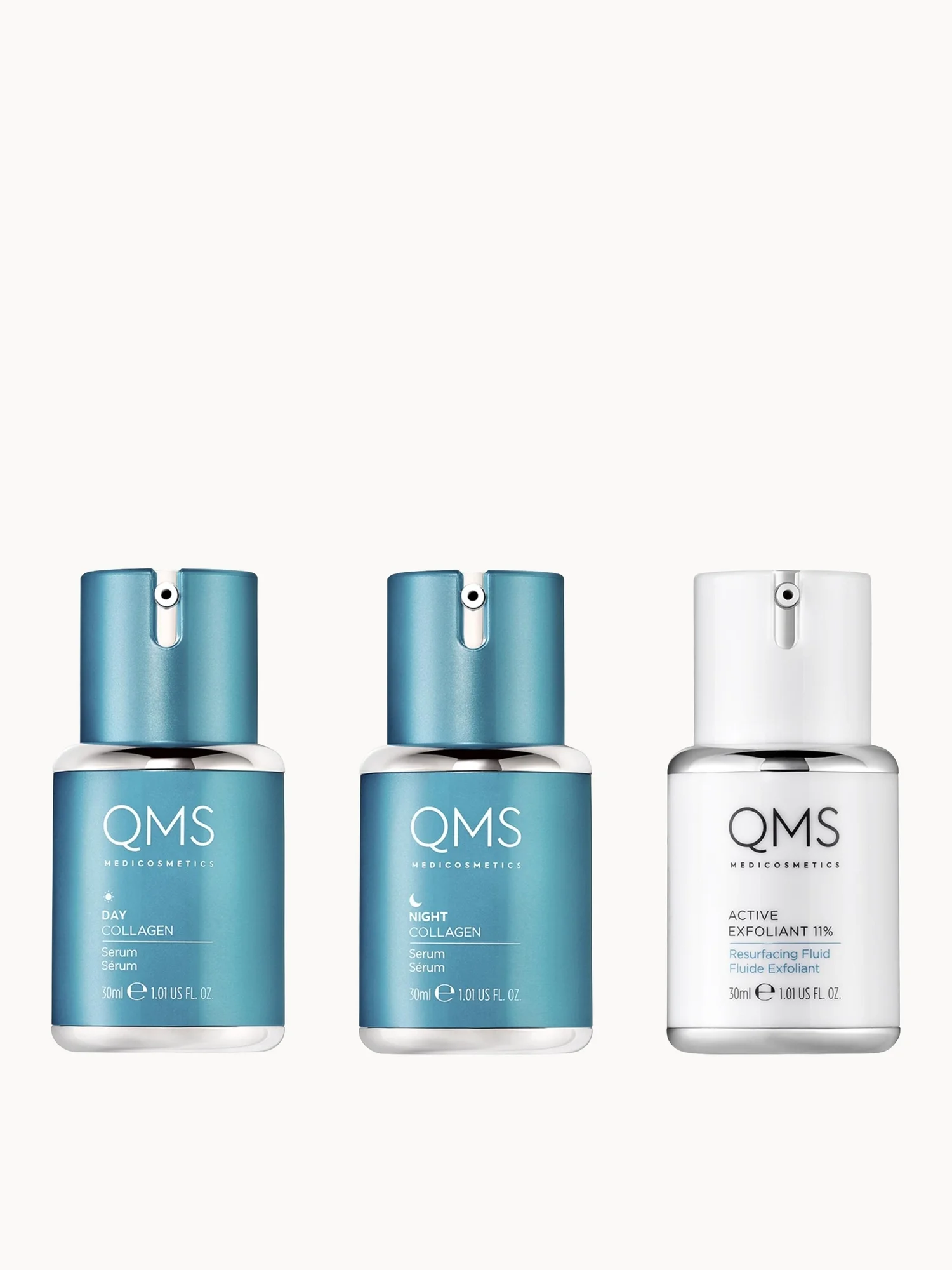 QMS Medicosmetics Collagen System Sensitive 3-Step Routine Set