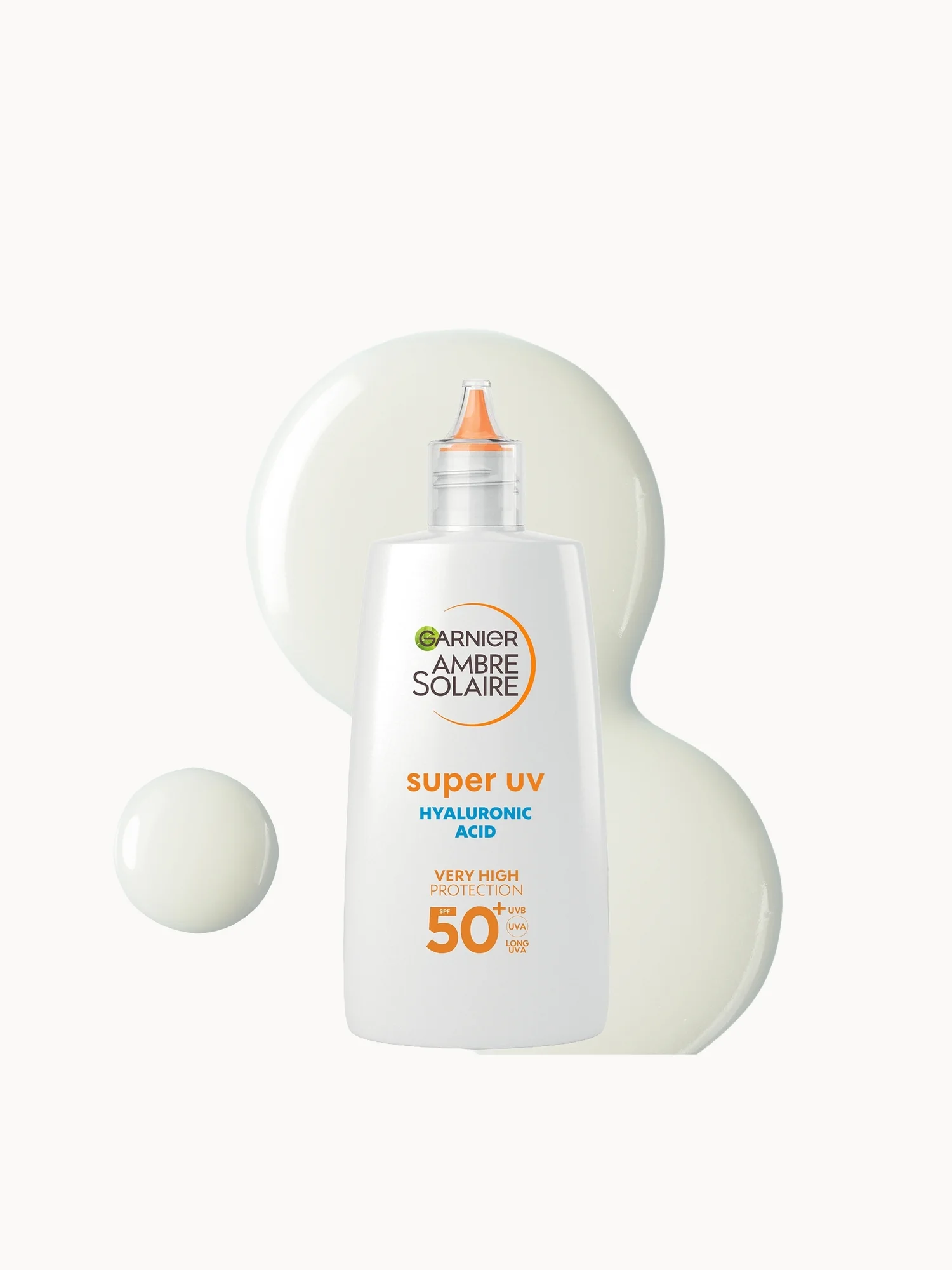 Garnier Ambre Solaire Ultra-Light Sensitive Sun Protection Face Fluid SPF50+ 40ml