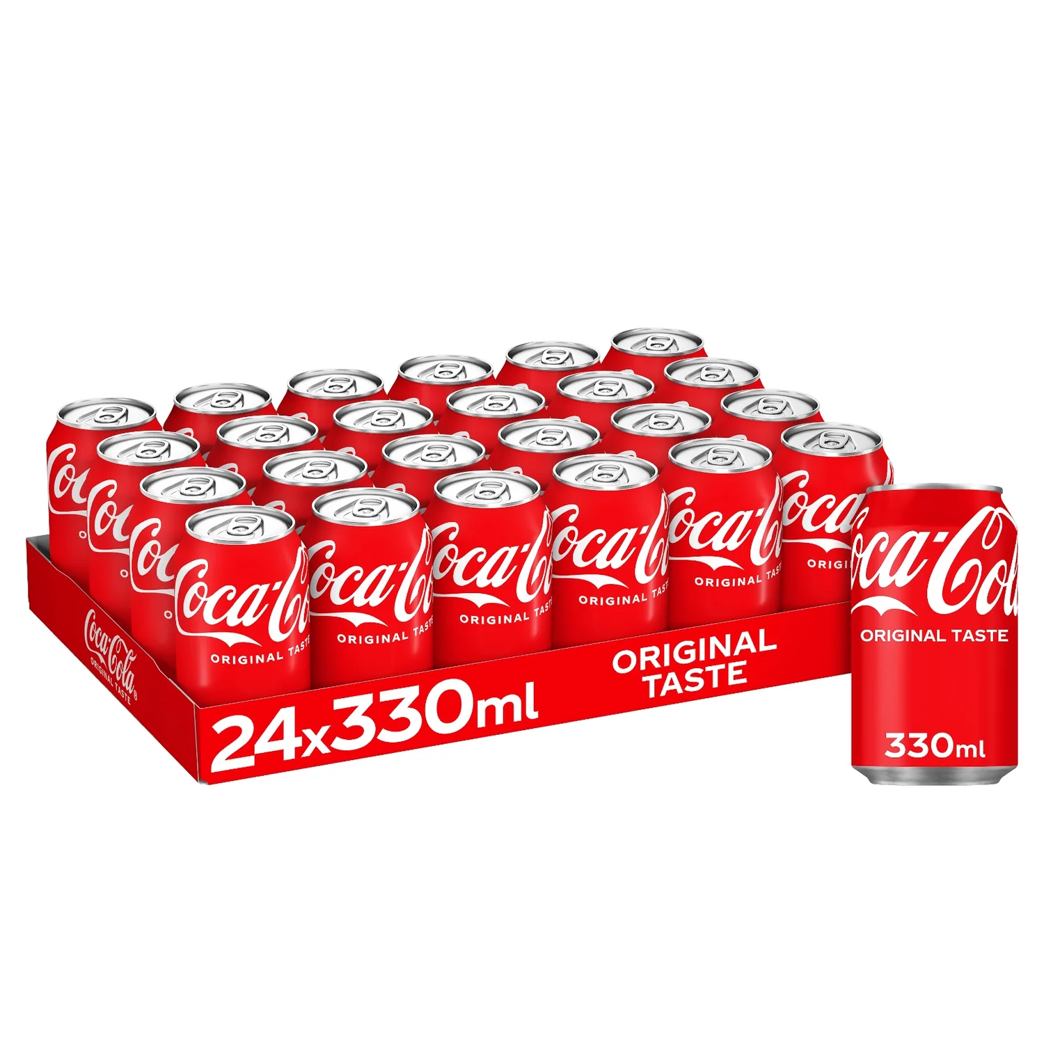 Coca-Cola Original Taste Soft Drink 24 x 330ml