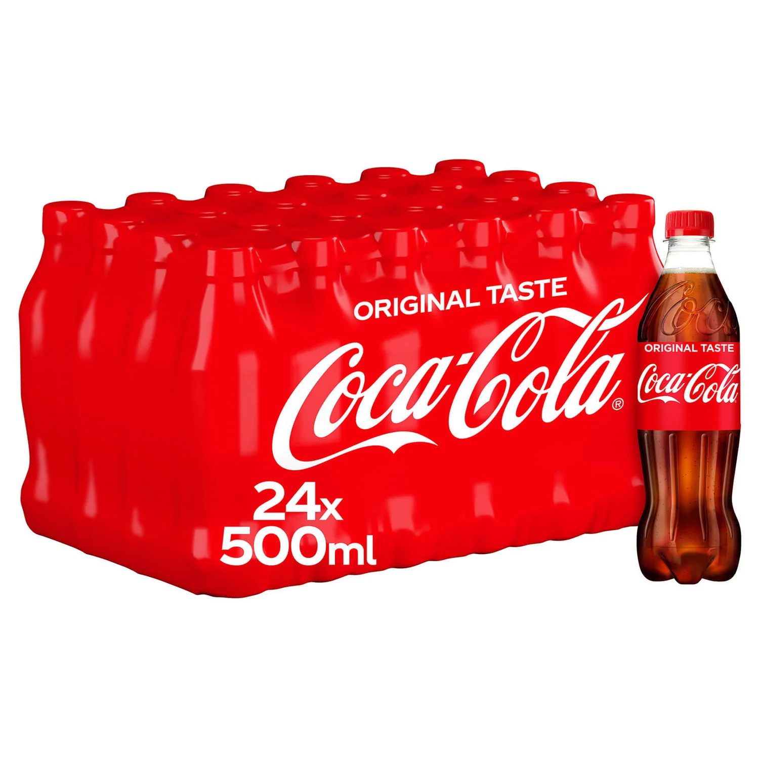 Coca-Cola Original Taste Soft Drink 24 x 500ml