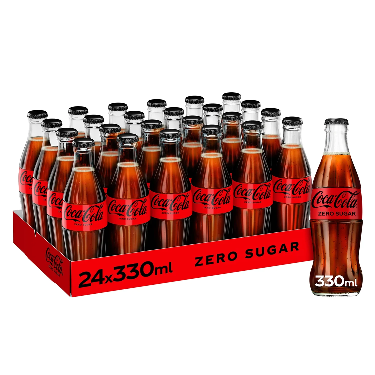 Coca-Cola Zero Sugar Soft Drink 24 x 330ml
