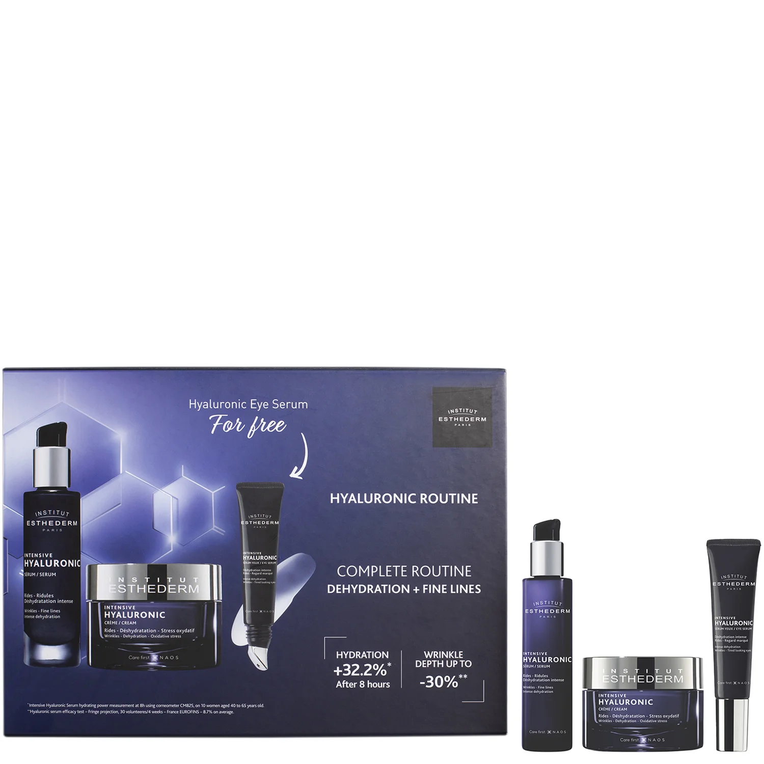 Institut Esthederm Plump up the Volume Hyaluronic Acid Routine set (£136.00)