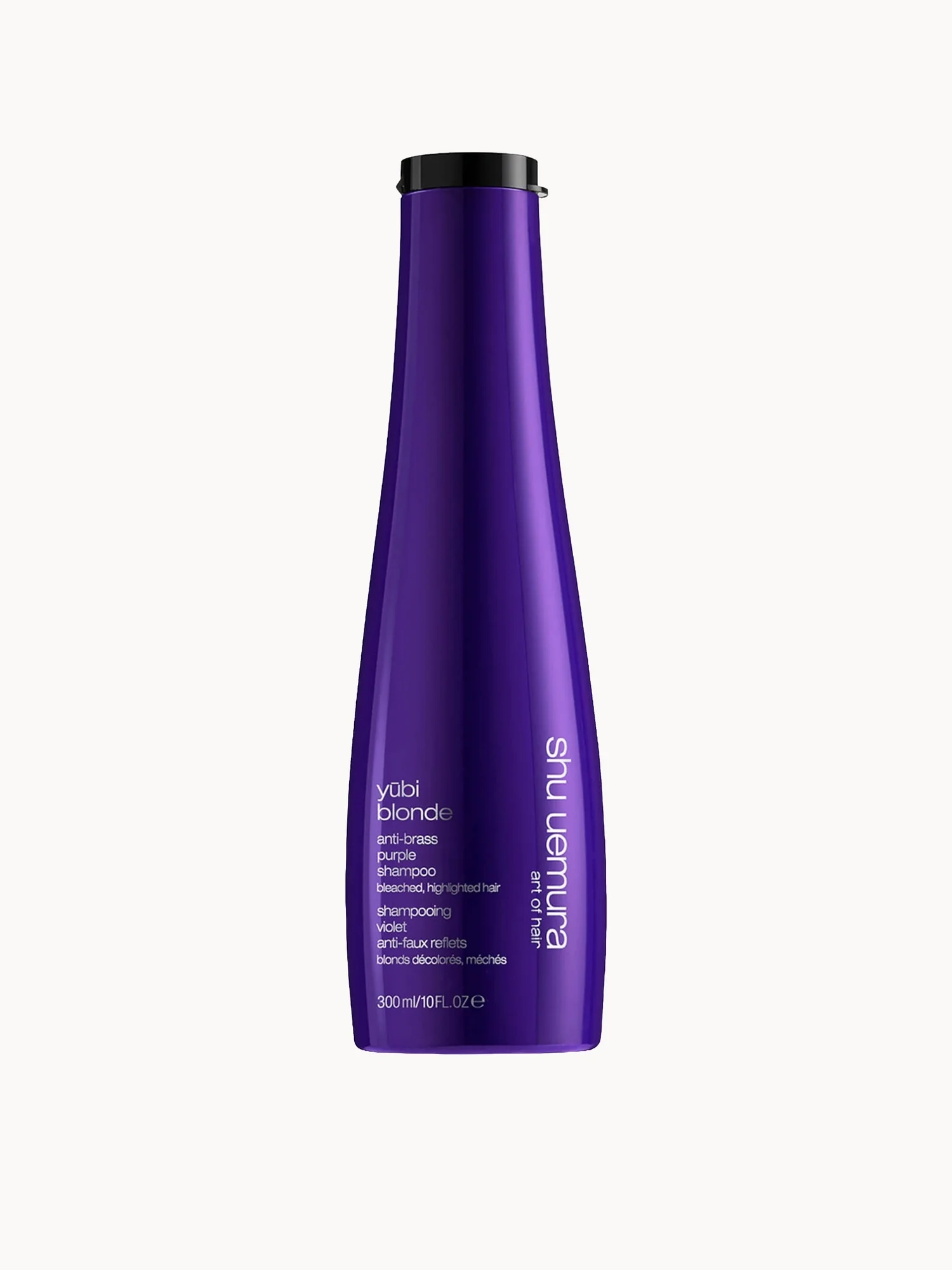 Shu Uemura Art of Hair Yubi Blonde Anti-Brass Purple Shampoo for Bleached, Highlighted