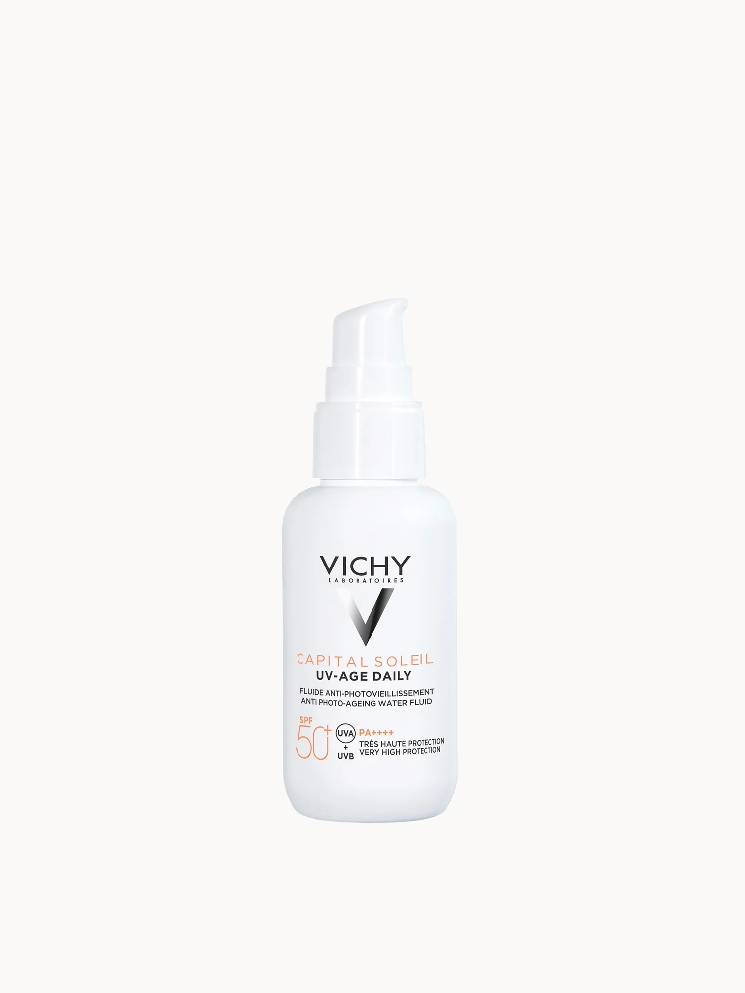 VICHY Capital Soleil UV Age Daily SPF 50+ Invisible Sun Cream with Niacinamide 40ml