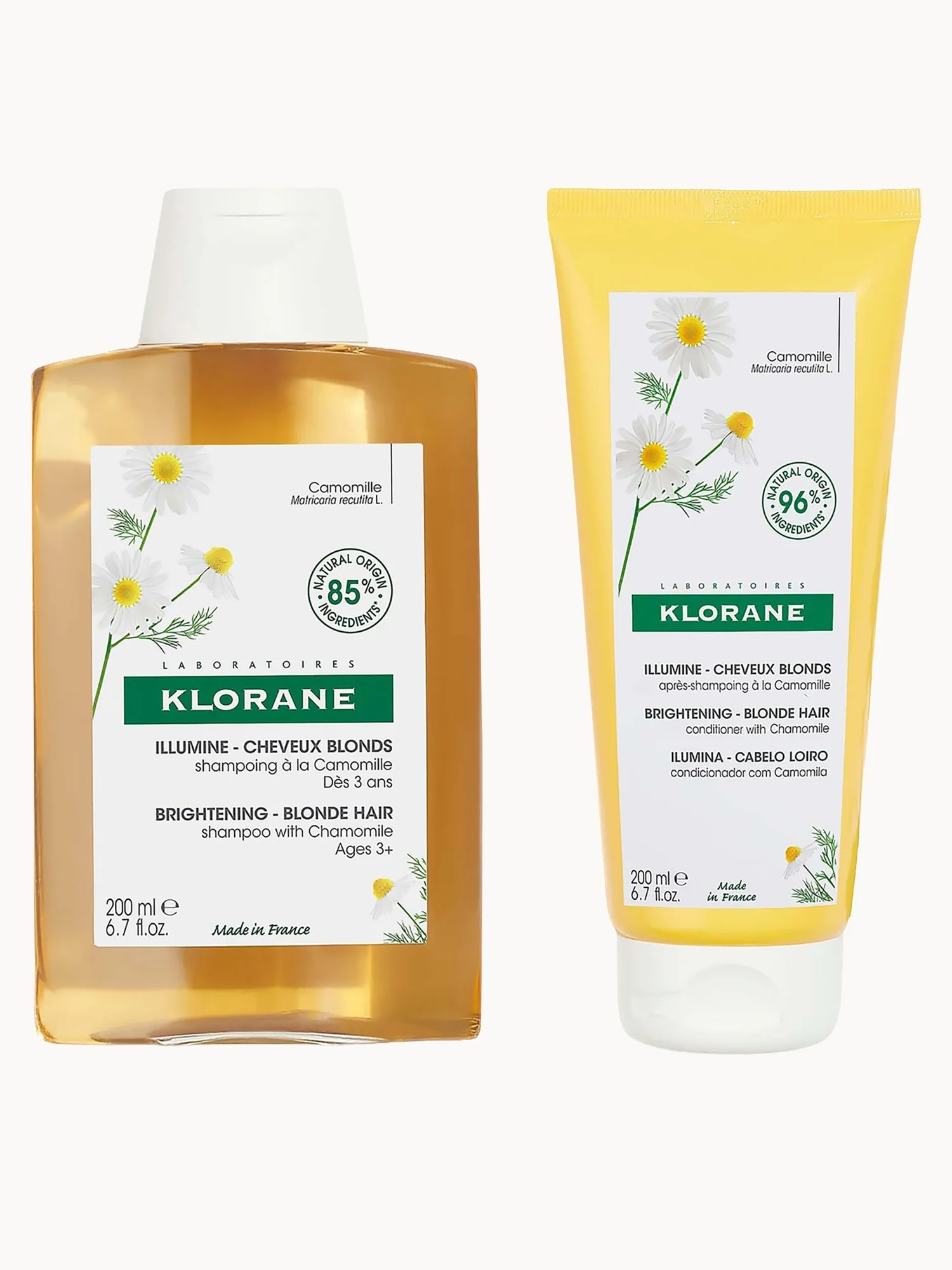 KLORANE Brightening Chamomile Duo for Blonde Hair