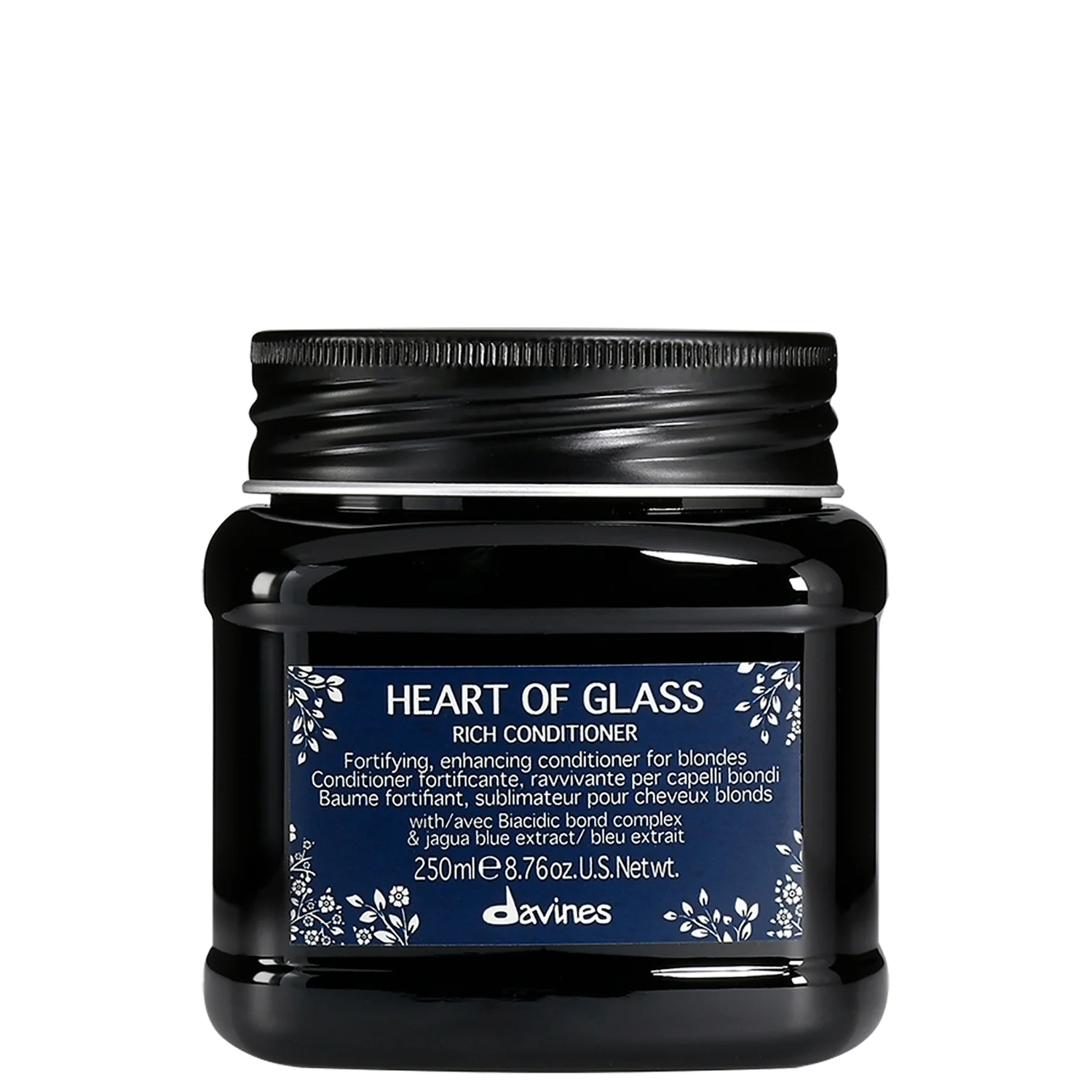 Davines Heart of Glass Fortifying Rich Conditioner For Blonde Hair 250ml