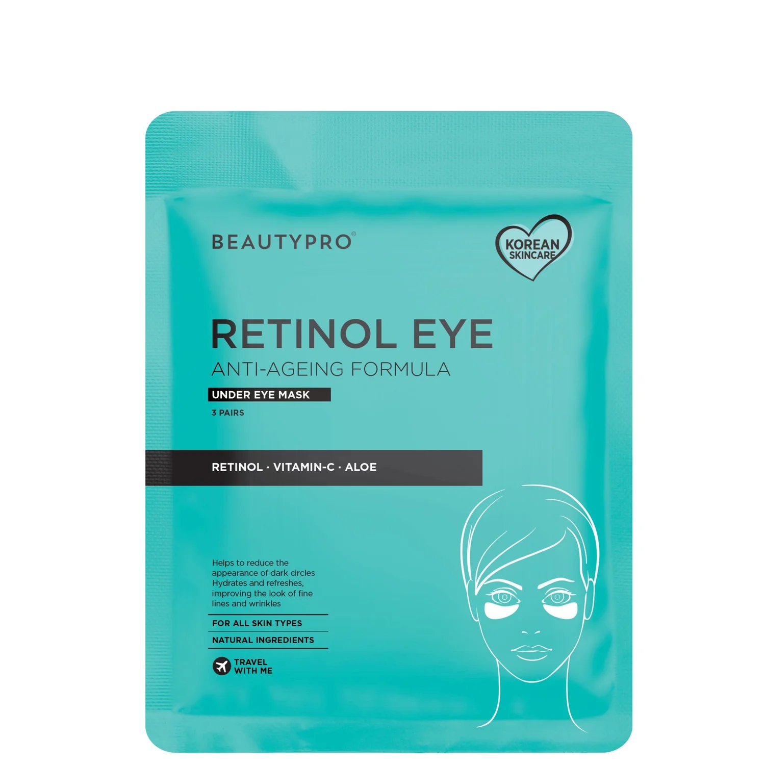 BEAUTYPRO Retinol Under Eye Patch (3 Pairs)