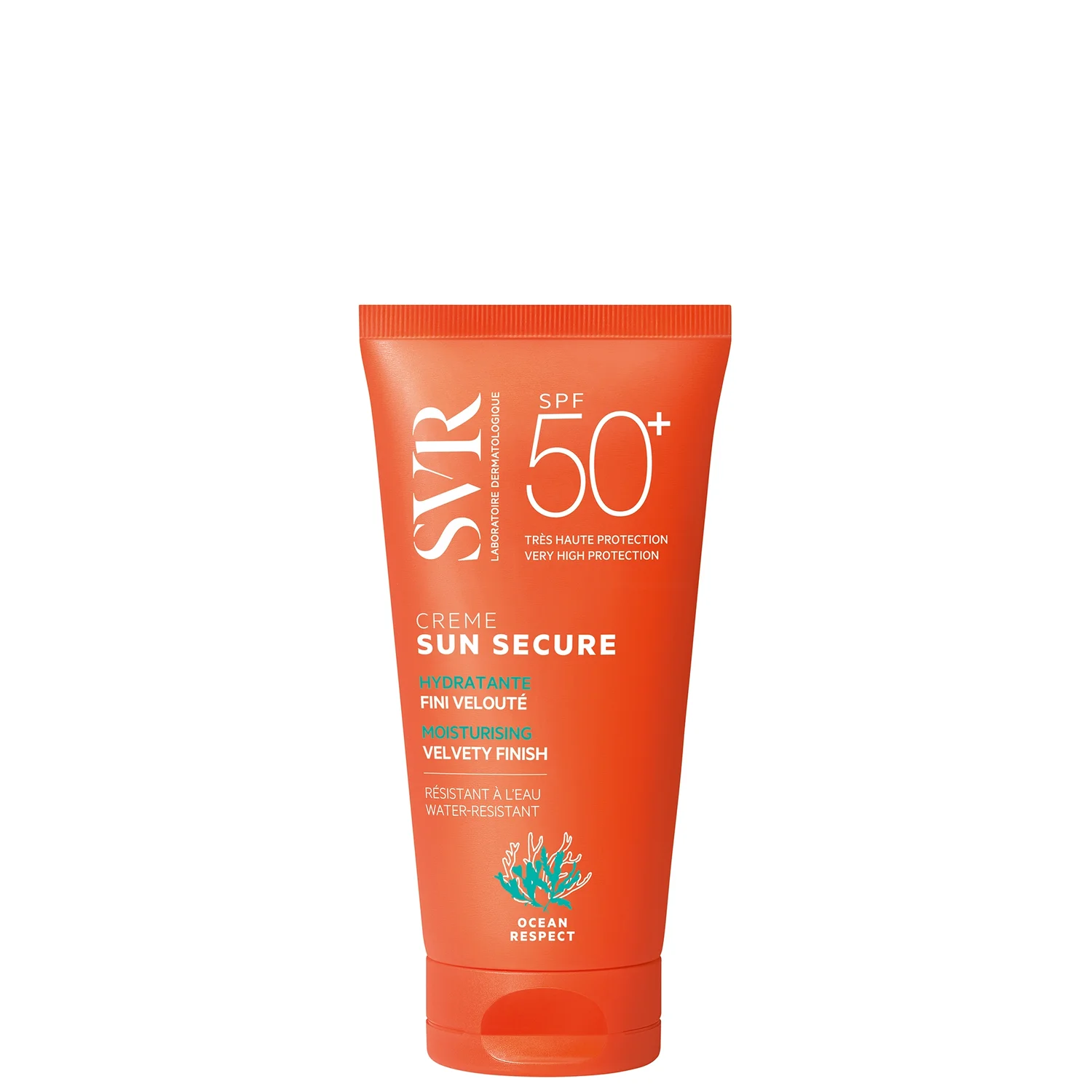 SVR SUN SECURE SPF 50+ Hydrating Face SPF Cream for Balanced to Dry Skin Types,