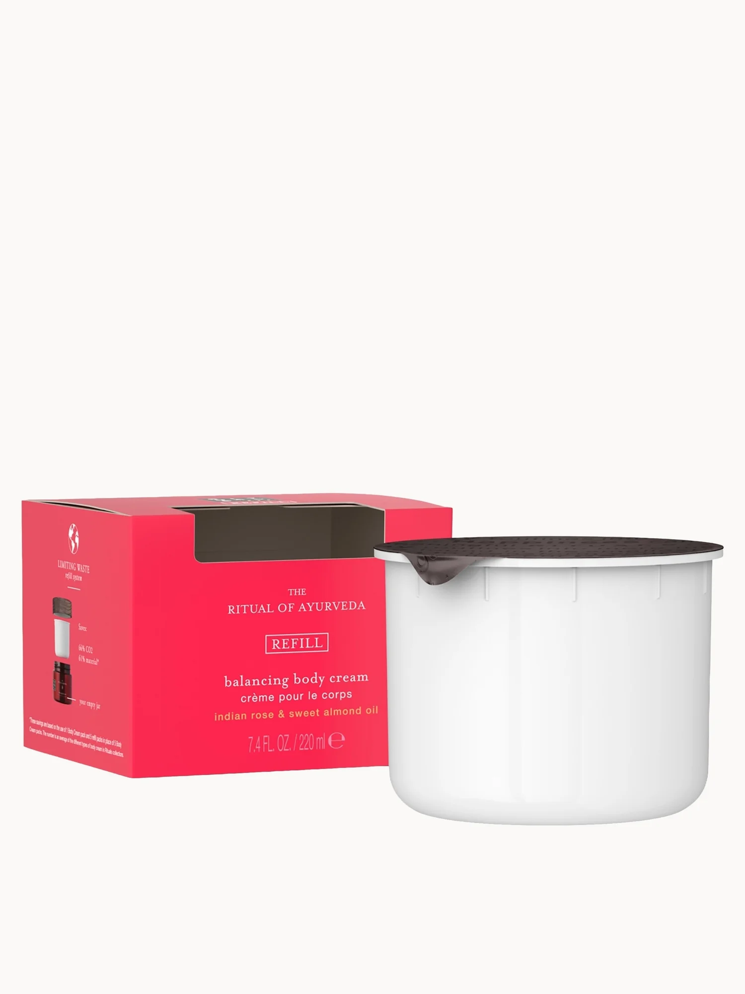 RITUALS The Ritual of Ayurveda Sweet Almond & Indian Rose Moisturising Body Cream Refill