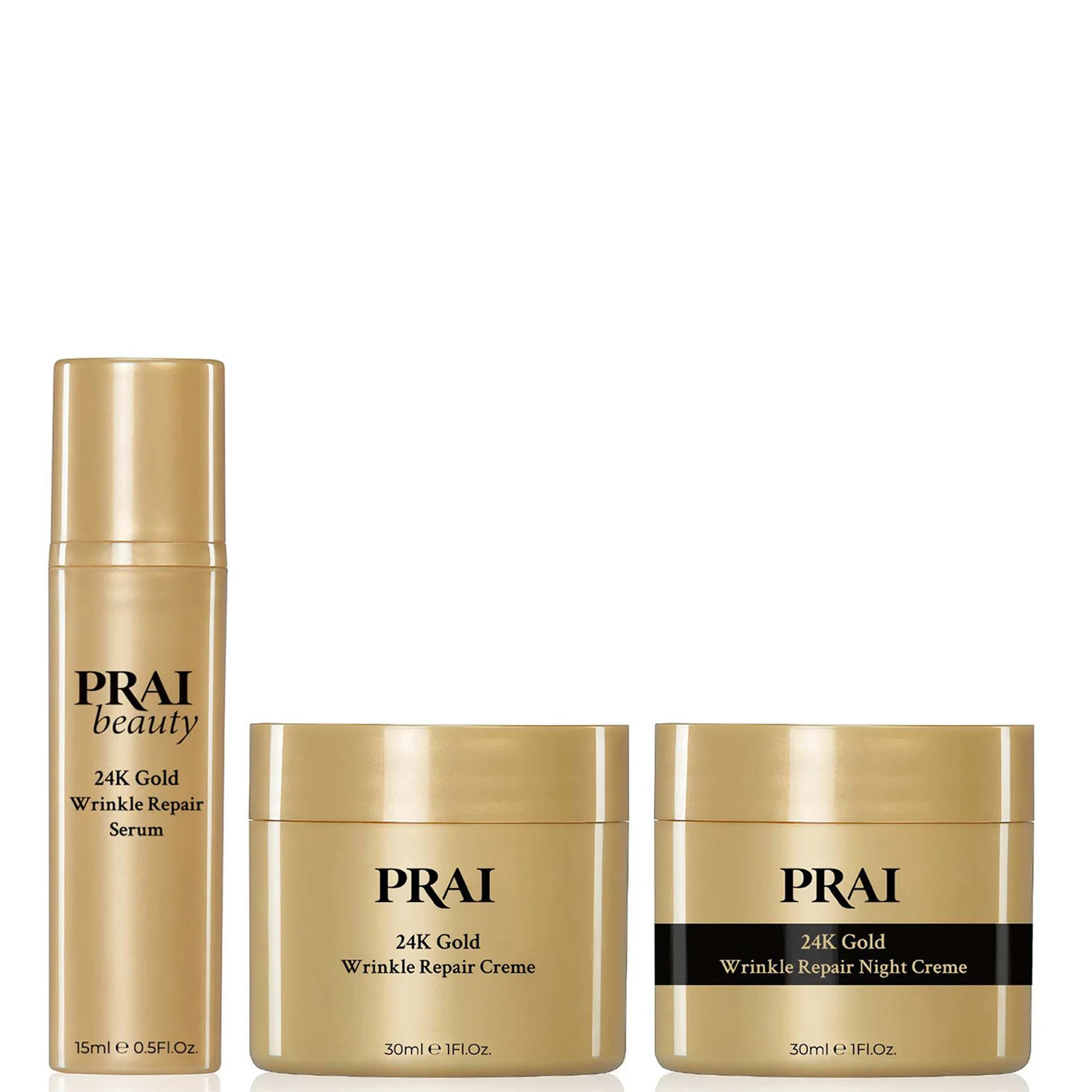 PRAI 24K Golden Glow Collection for Day and Night (Worth £80.00)