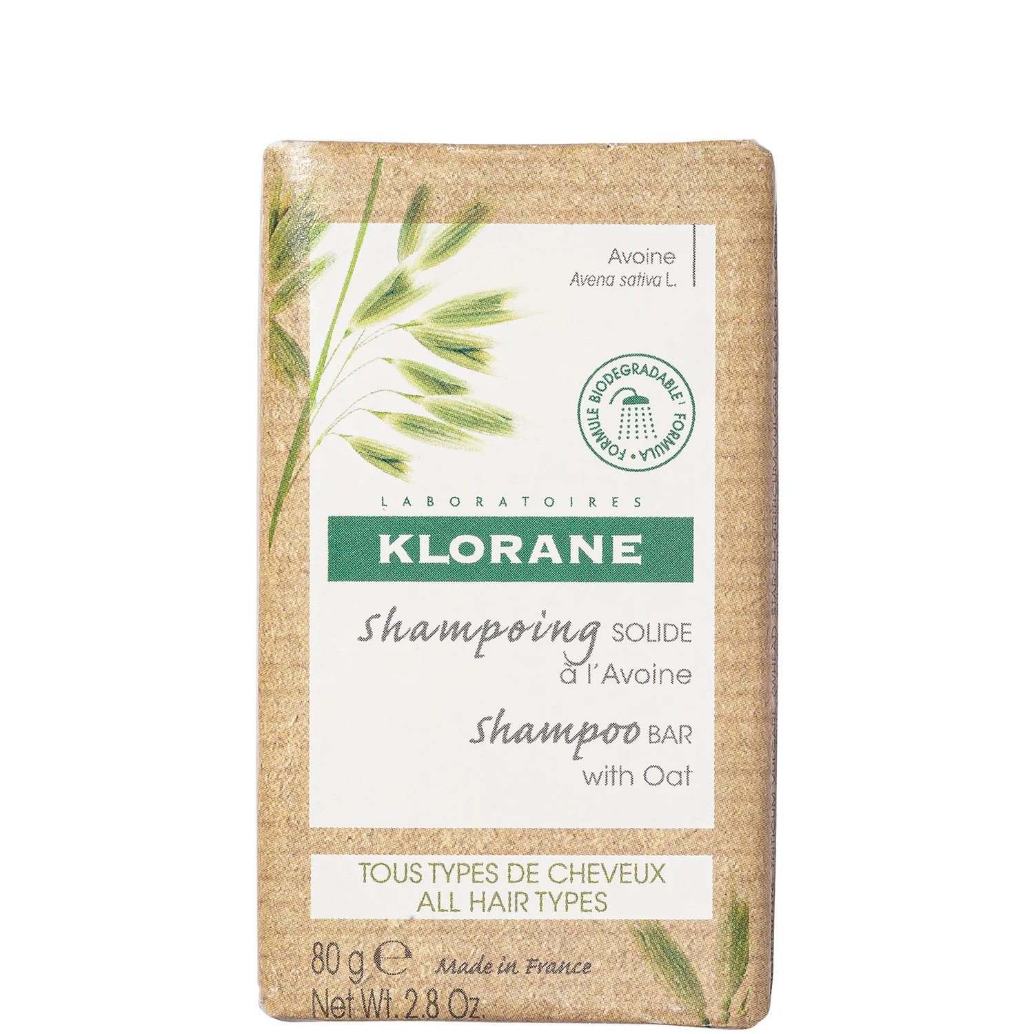 Softening Soild Shampoo Bar with Oat Milk 80g product image