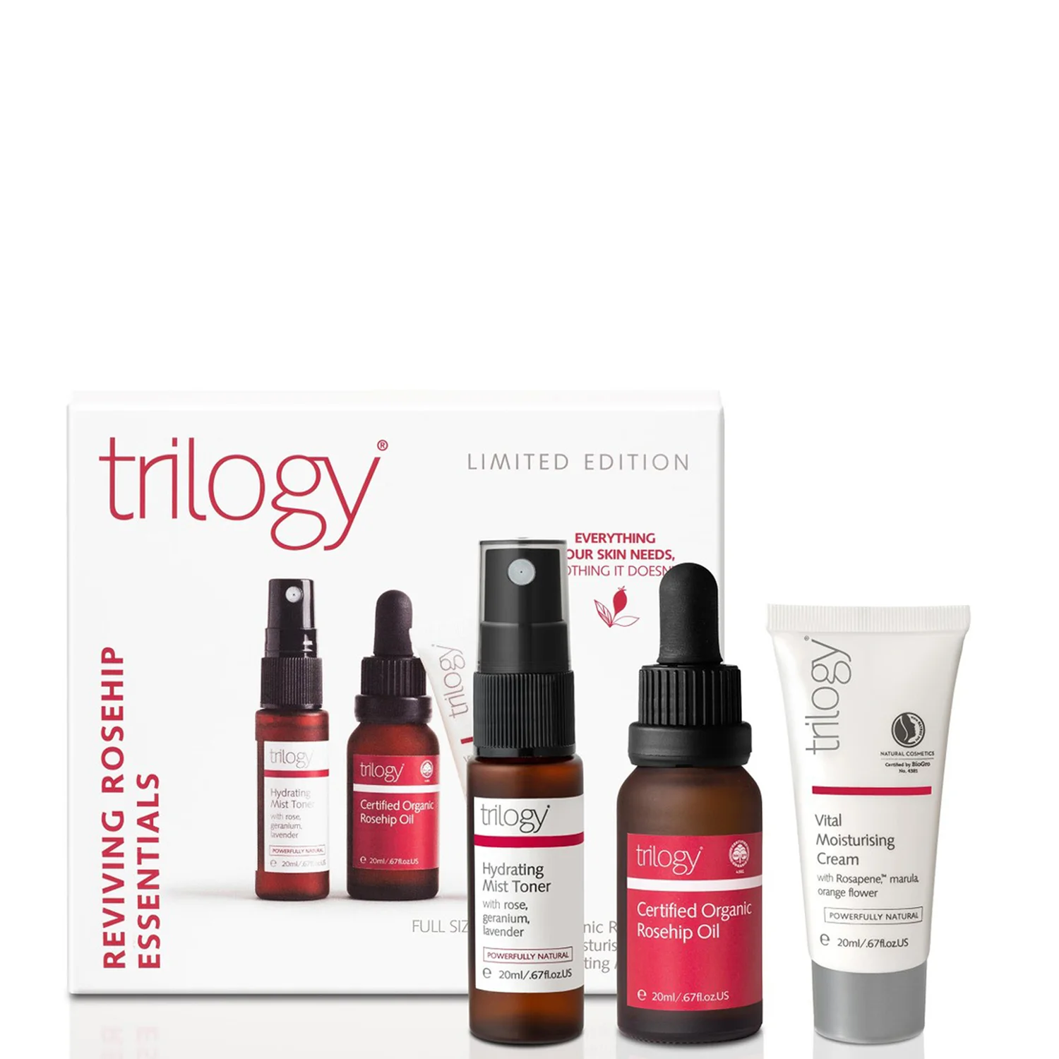 Trilogy Reviving Rosehip Essentials (Worth £31.70)