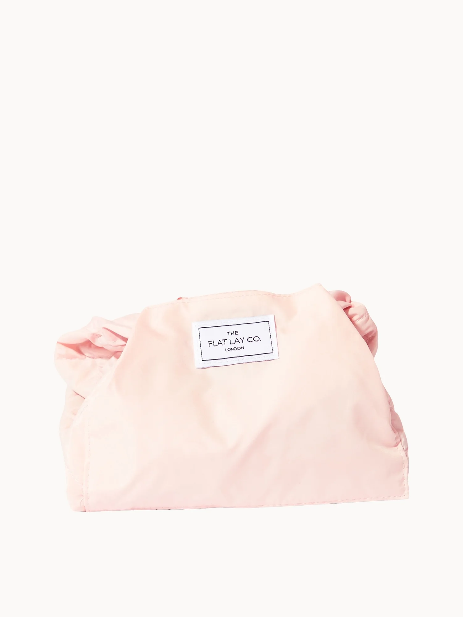 Flat Lay London Drawstring Bag - Blush Pink