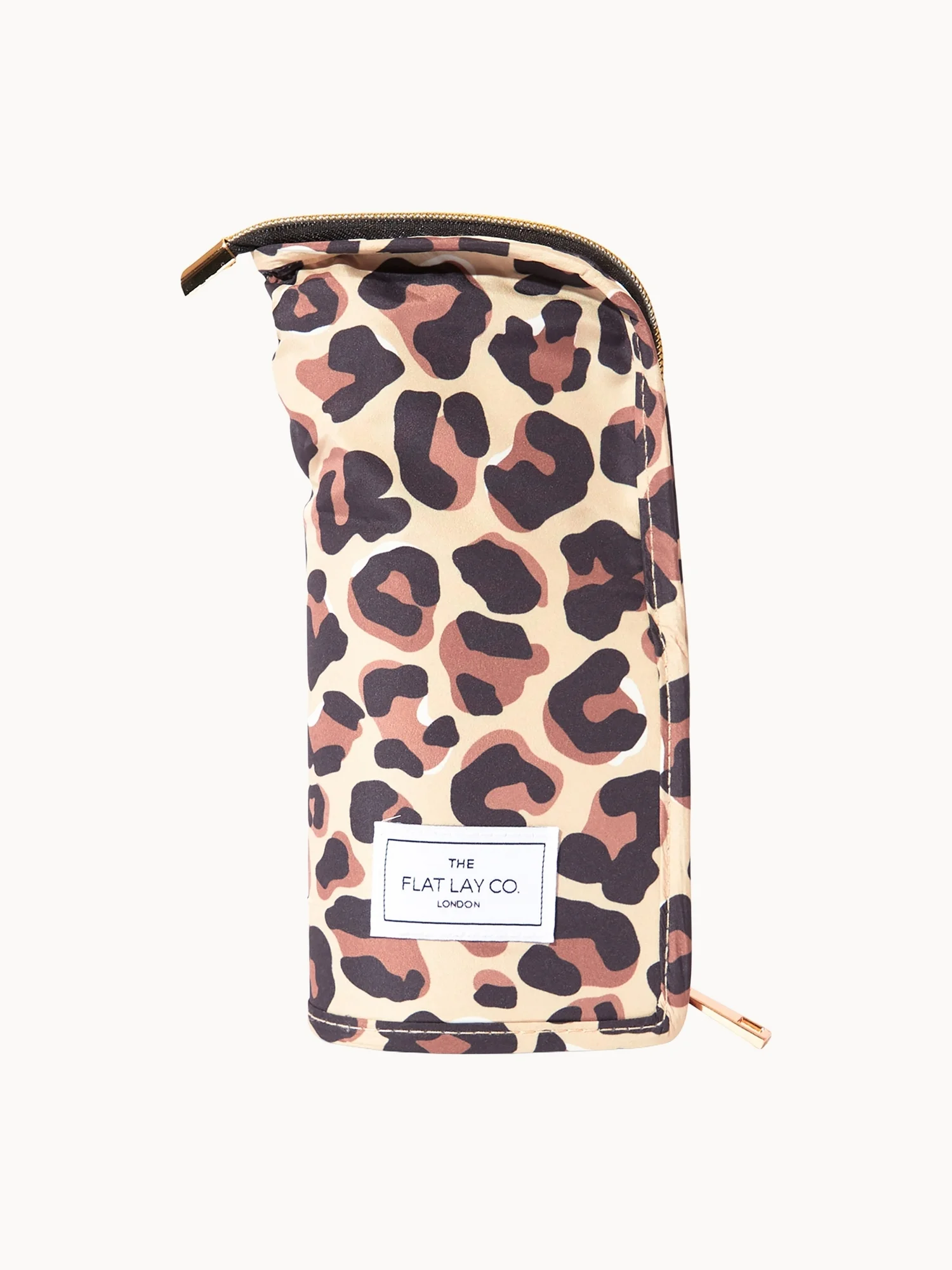 The Flat Lay Co. Standing Brush Case - Leopard Print
