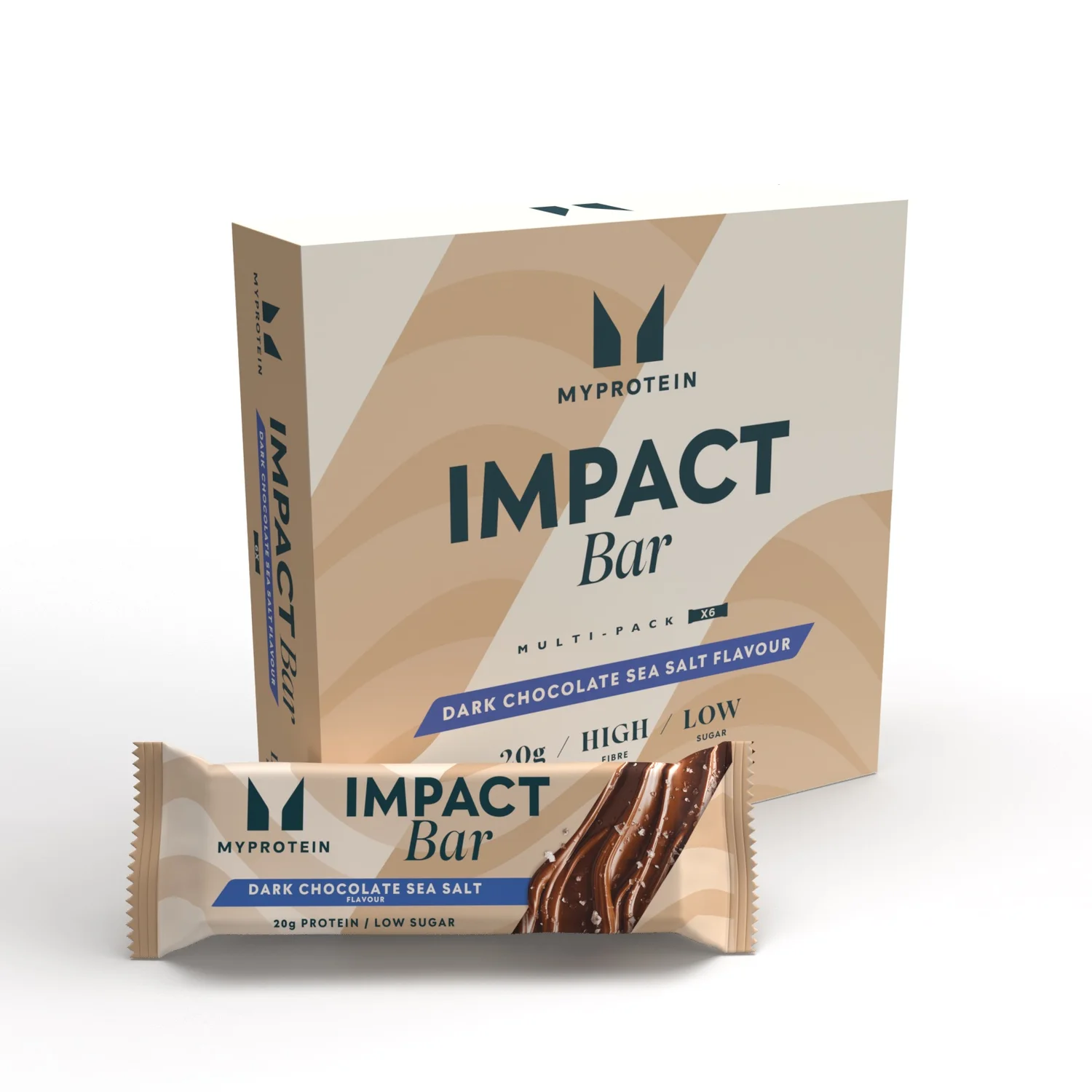 Myprotein Tyčinka Impact Protein Bar 6 x 64g Horká Čokoláda & Morská Soľ