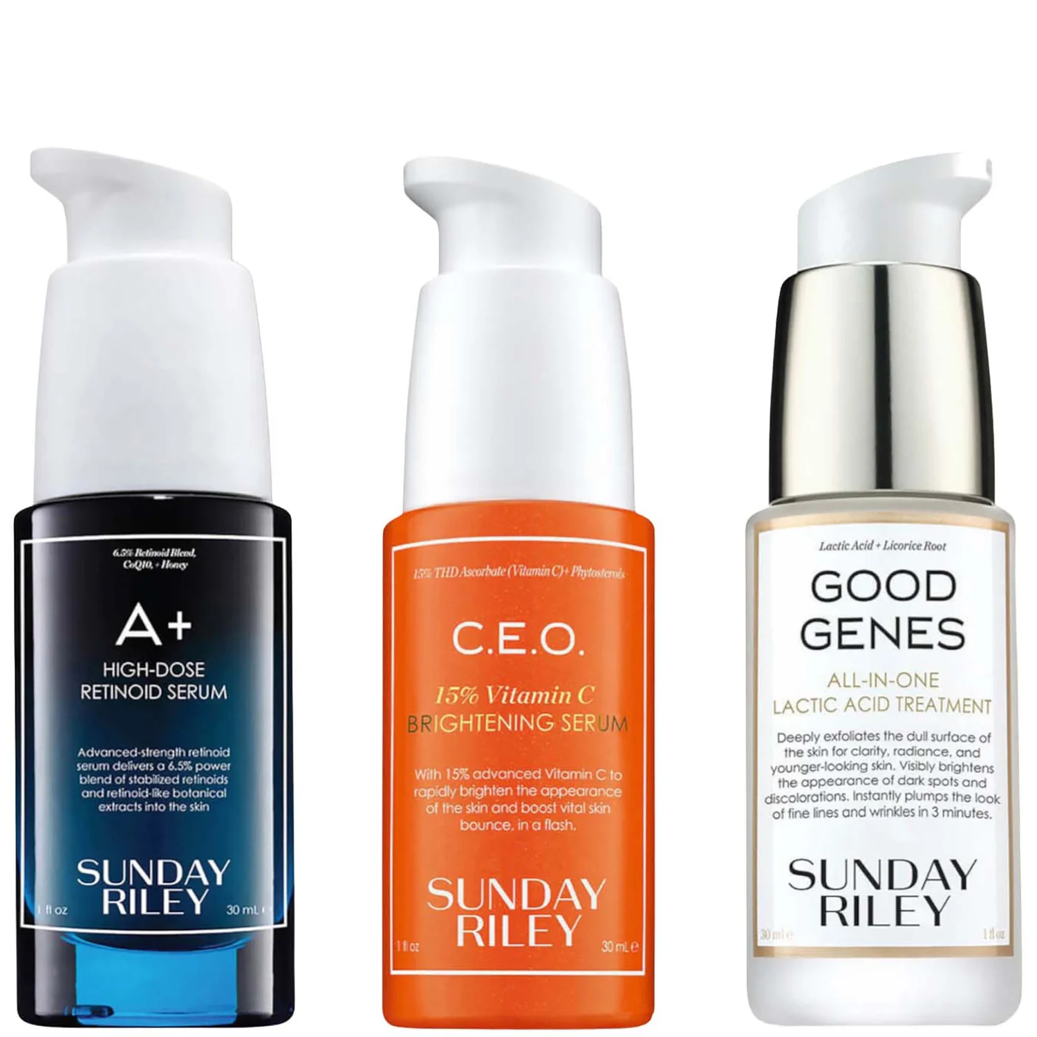Sunday Riley Exclusive Clinical Results Trio