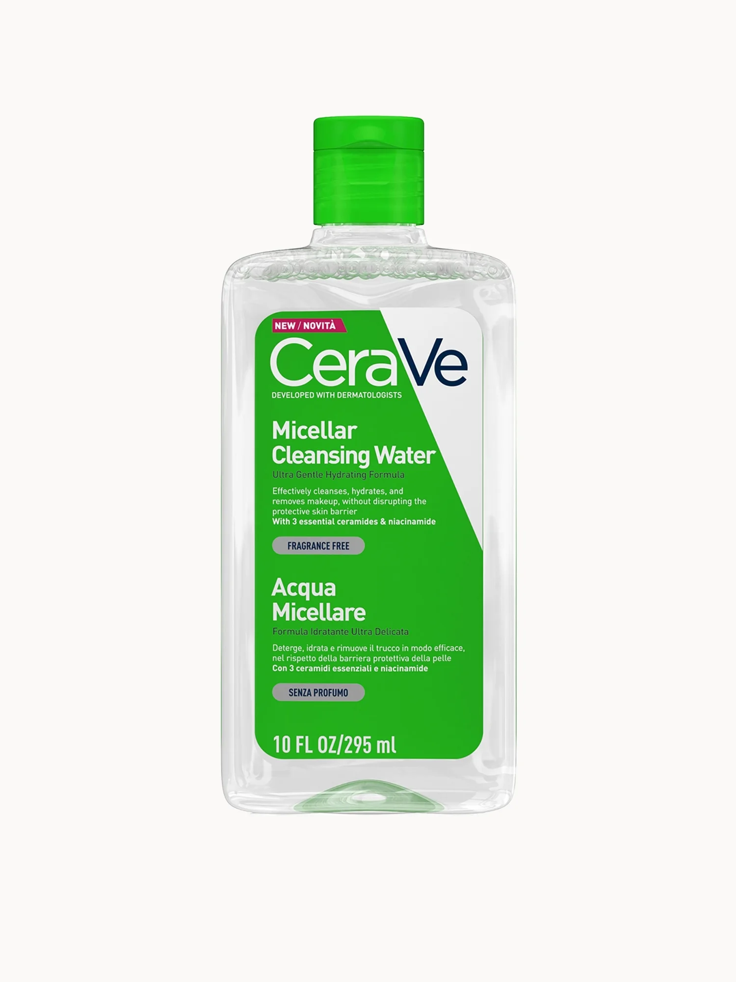 CeraVe Micellar Cleansing Water with Niacinamide & Ceramides for All Skin Types 295ml