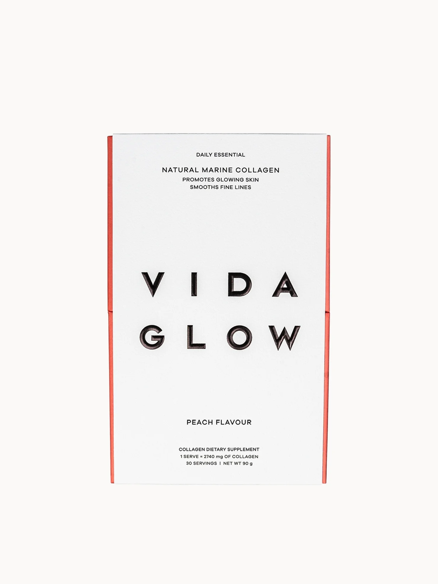 Vida Glow Natural Marine Collagen Sachets - Peach