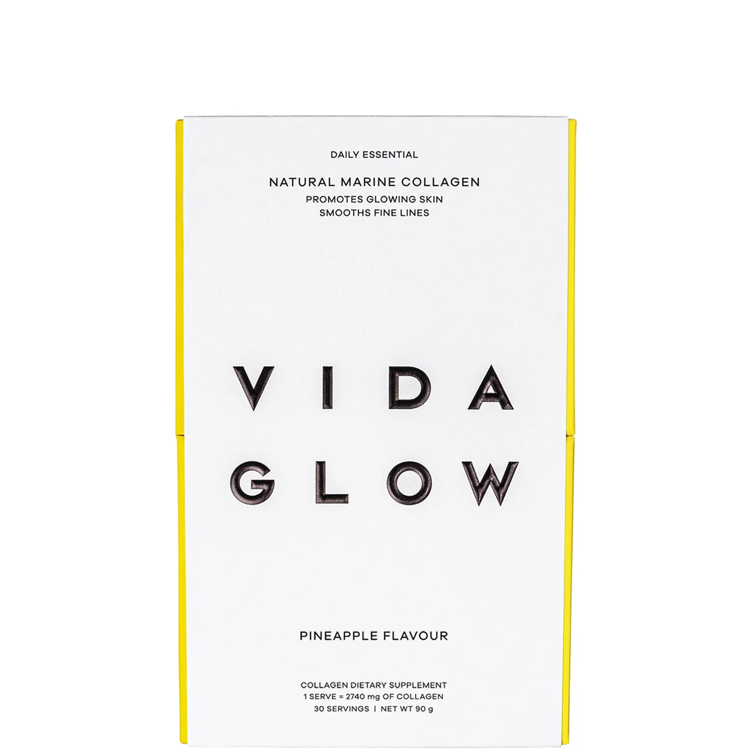 Vida Glow Natural Marine Collagen Sachets - Pineapple