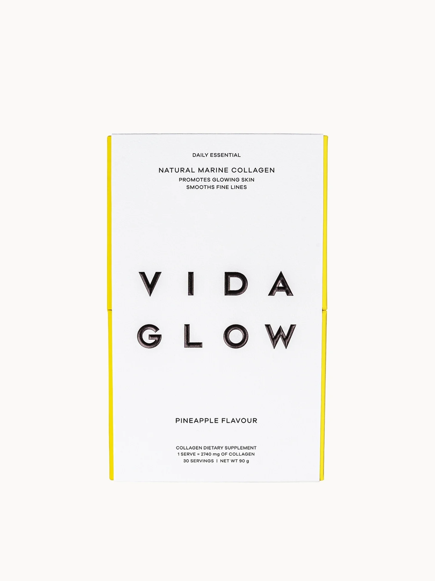 Vida Glow Natural Marine Collagen Sachets - Pineapple