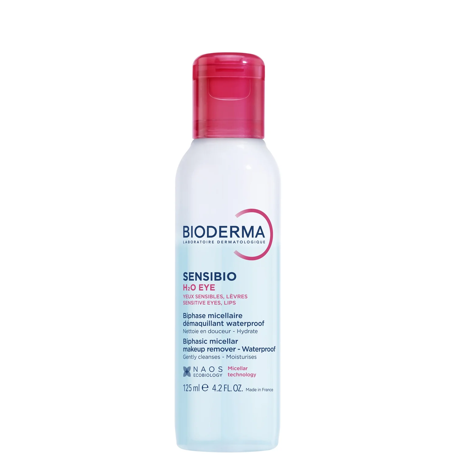Bioderma Sensibio H2O Waterproof Eye Make-Up Remover for Sensitive Skin 125ml