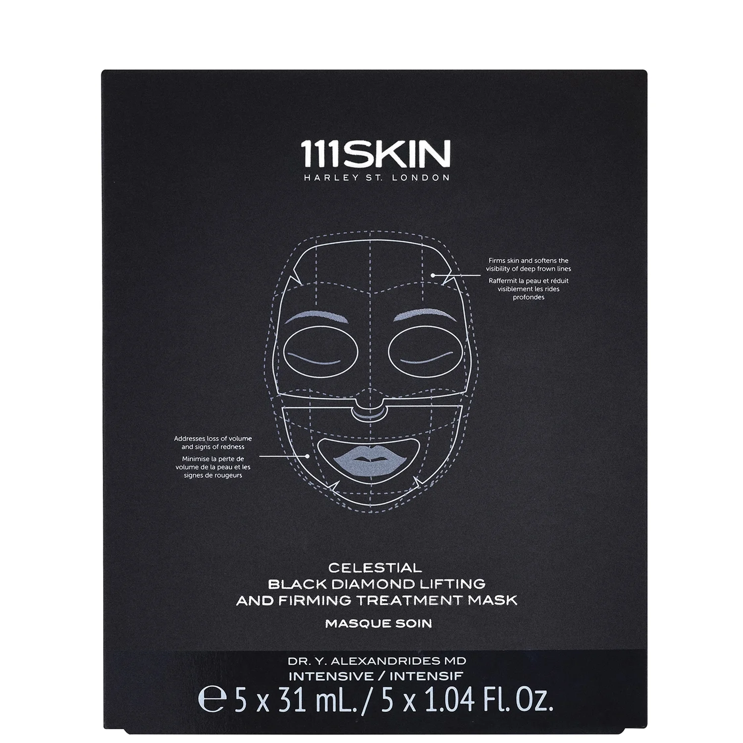 Celestial Black Diamond Lifting and Firming Treatment Mask Box 155 ml product image